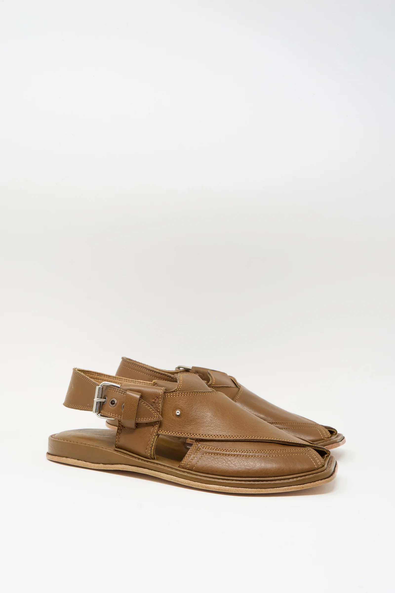 No. 08 Desertsandals in Dark Brown