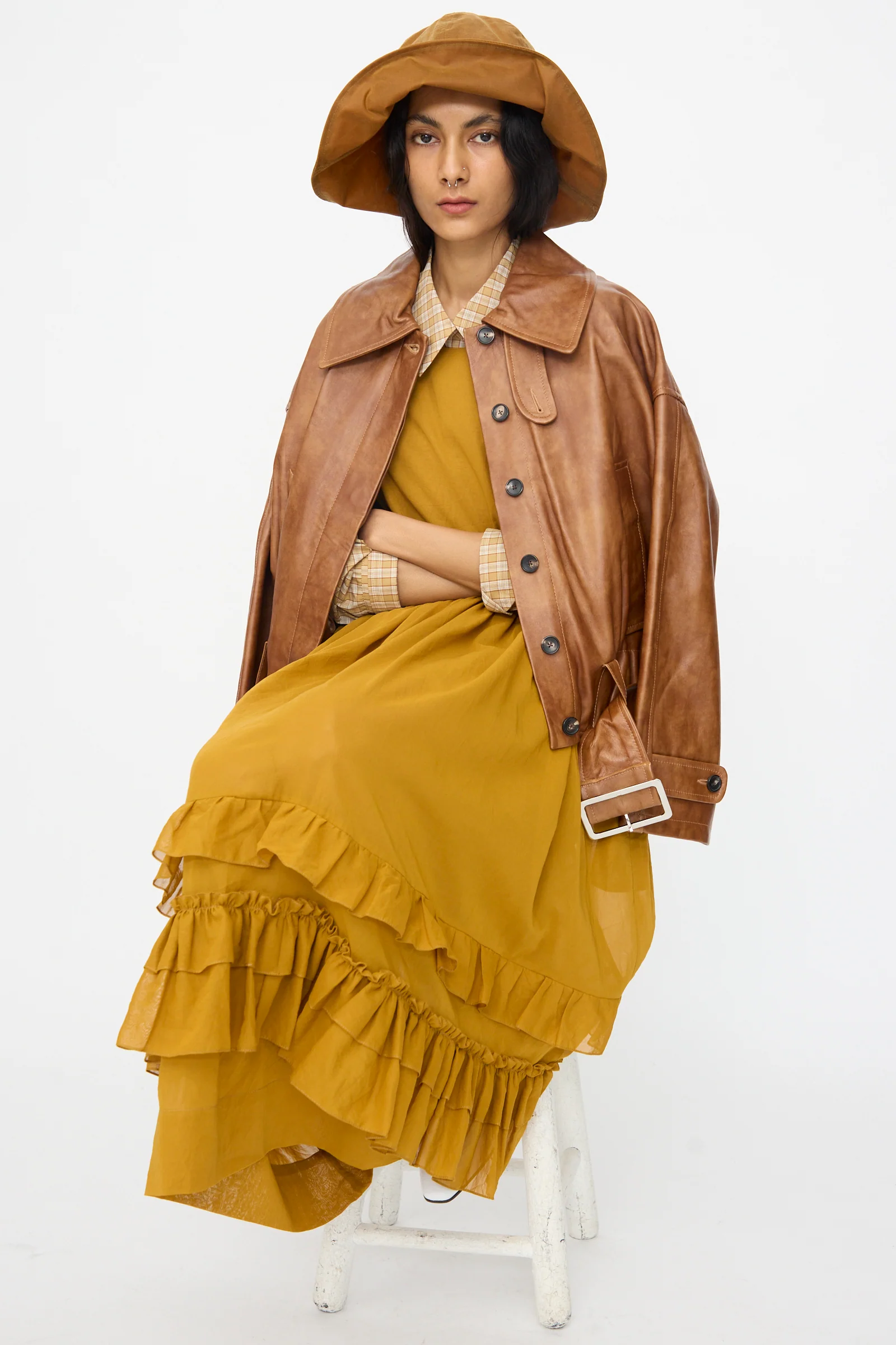 Holborn Leather Nara Jacket in Tan - Image 4