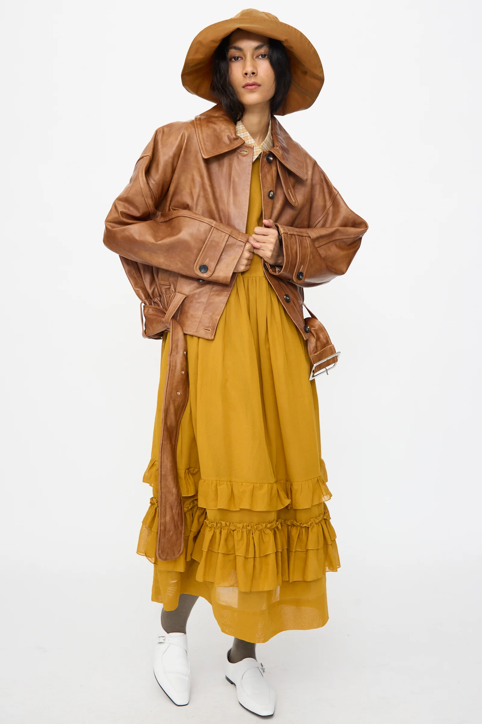 Holborn Leather Nara Jacket in Tan - Image 5