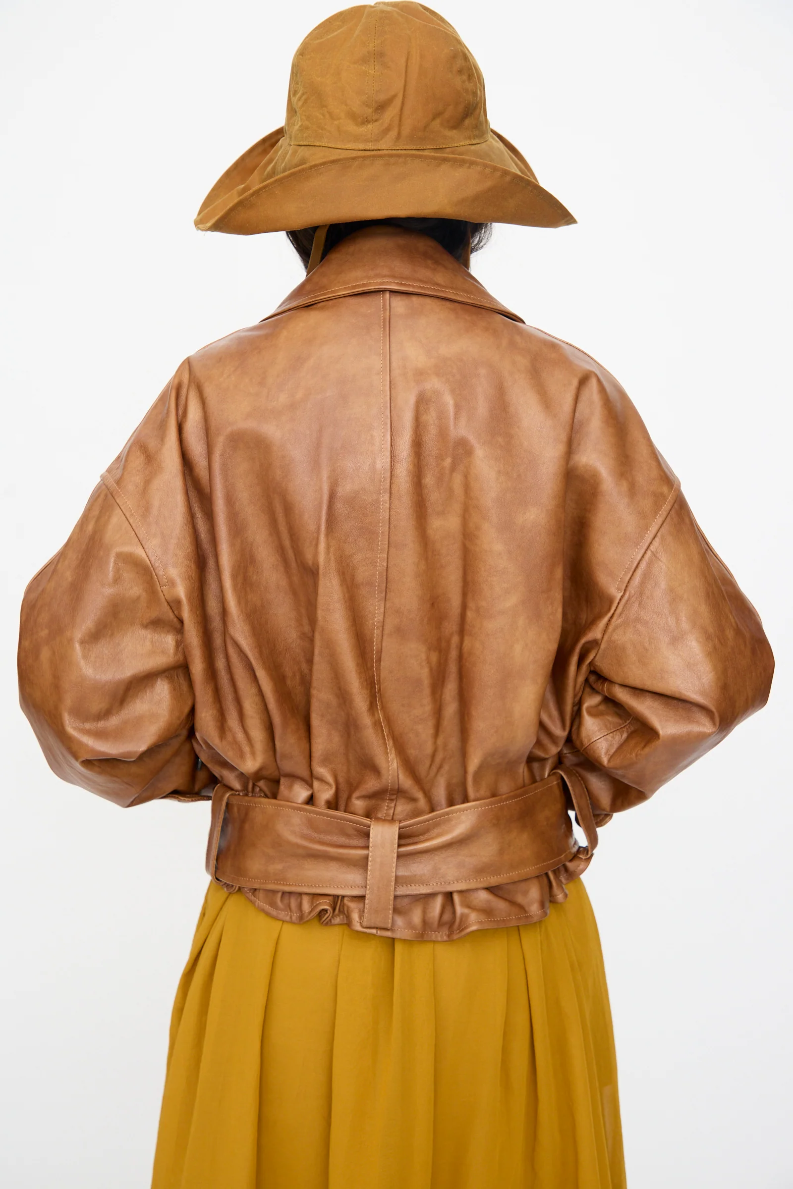 Holborn Leather Nara Jacket in Tan - Image 8
