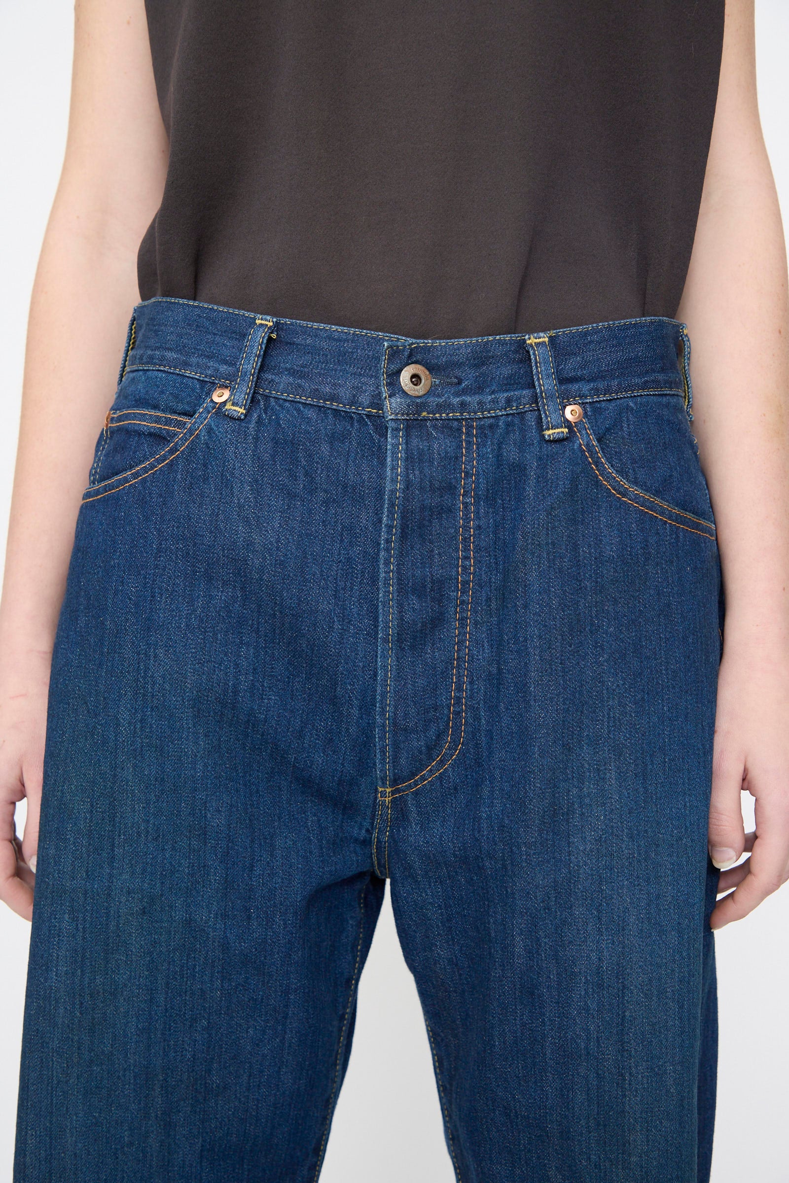 13oz Selvedge Denim Monroe Cut in Dark Wash - Image 3