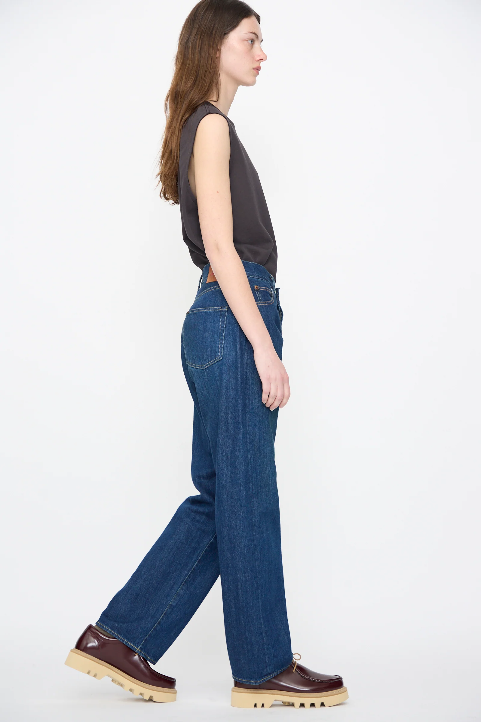 13oz Selvedge Denim Monroe Cut in Dark Wash - Image 6