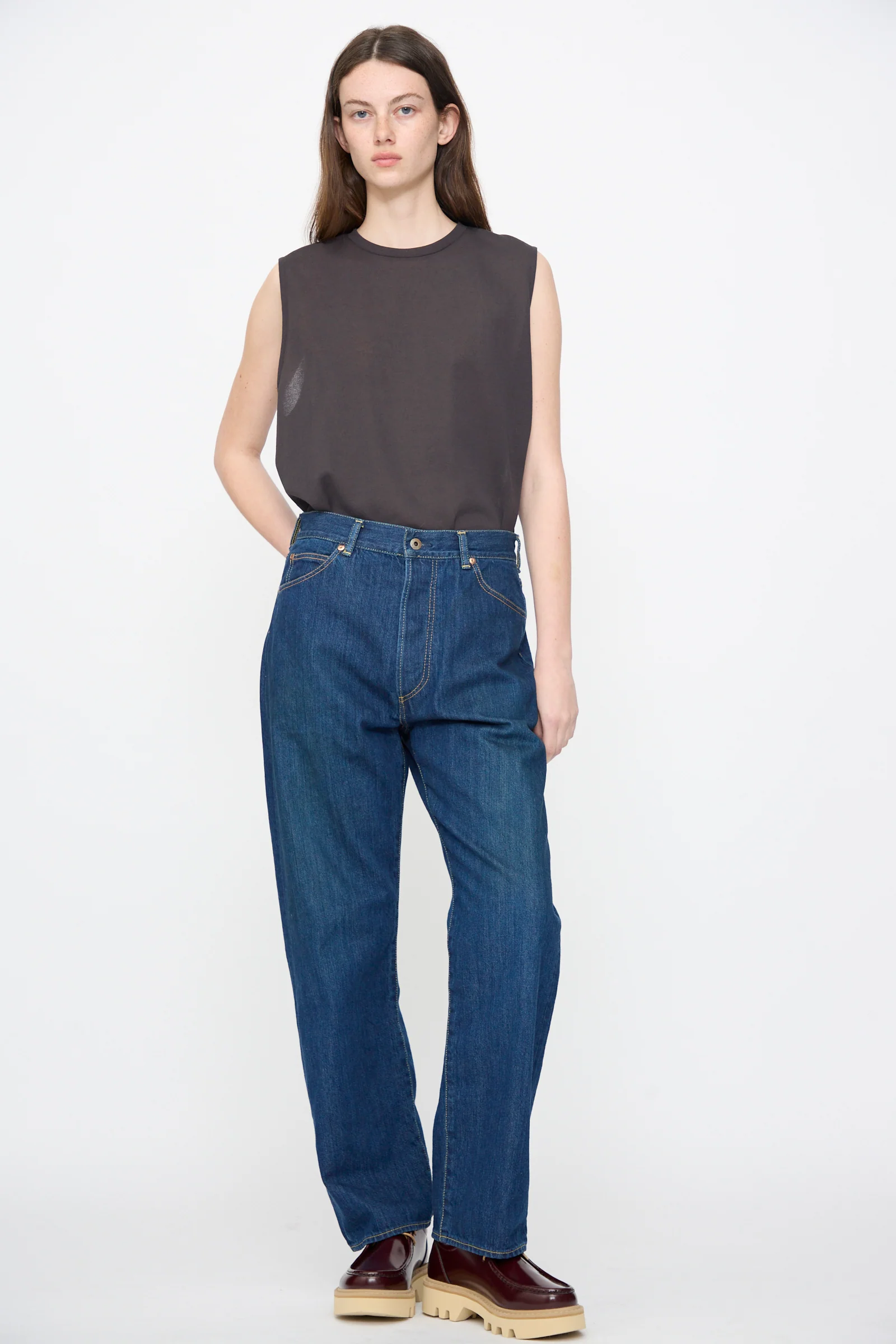 13oz Selvedge Denim Monroe Cut in Dark Wash - Image 7