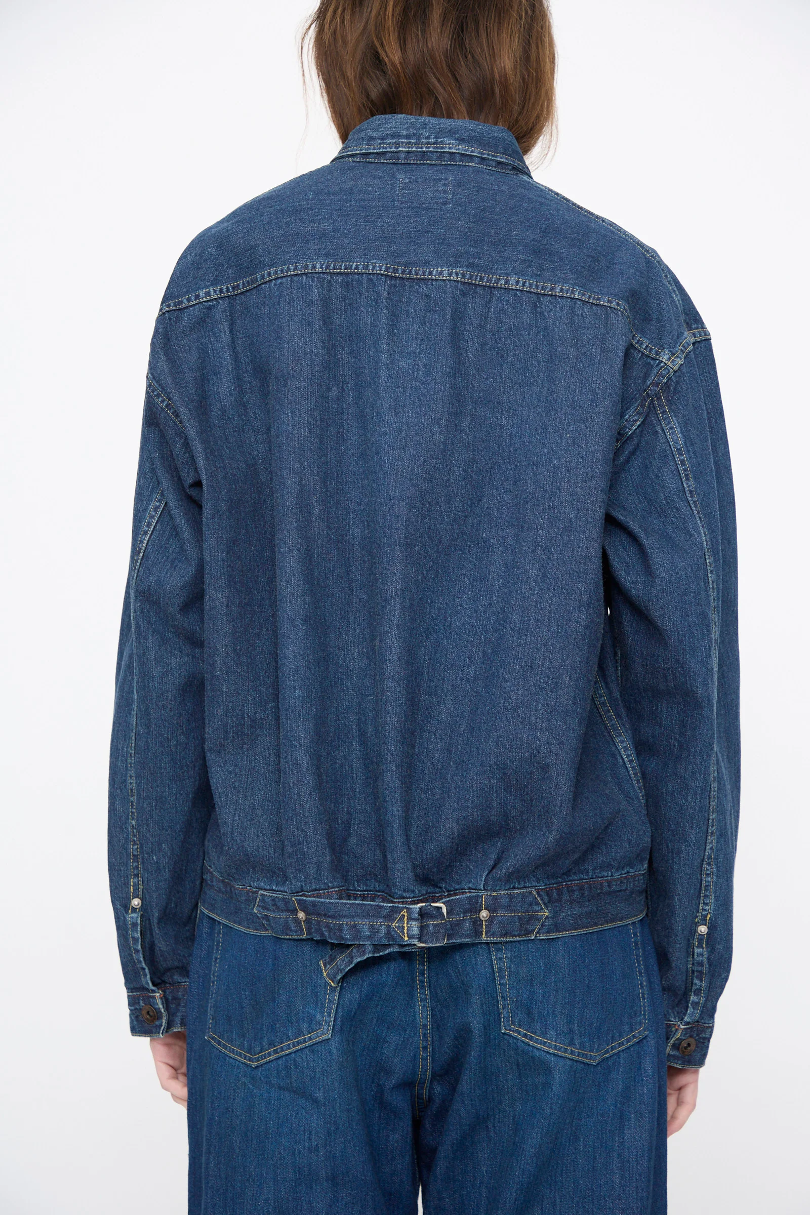 Amoskeag Denim Truck Jacket in Dark Wash - Image 6