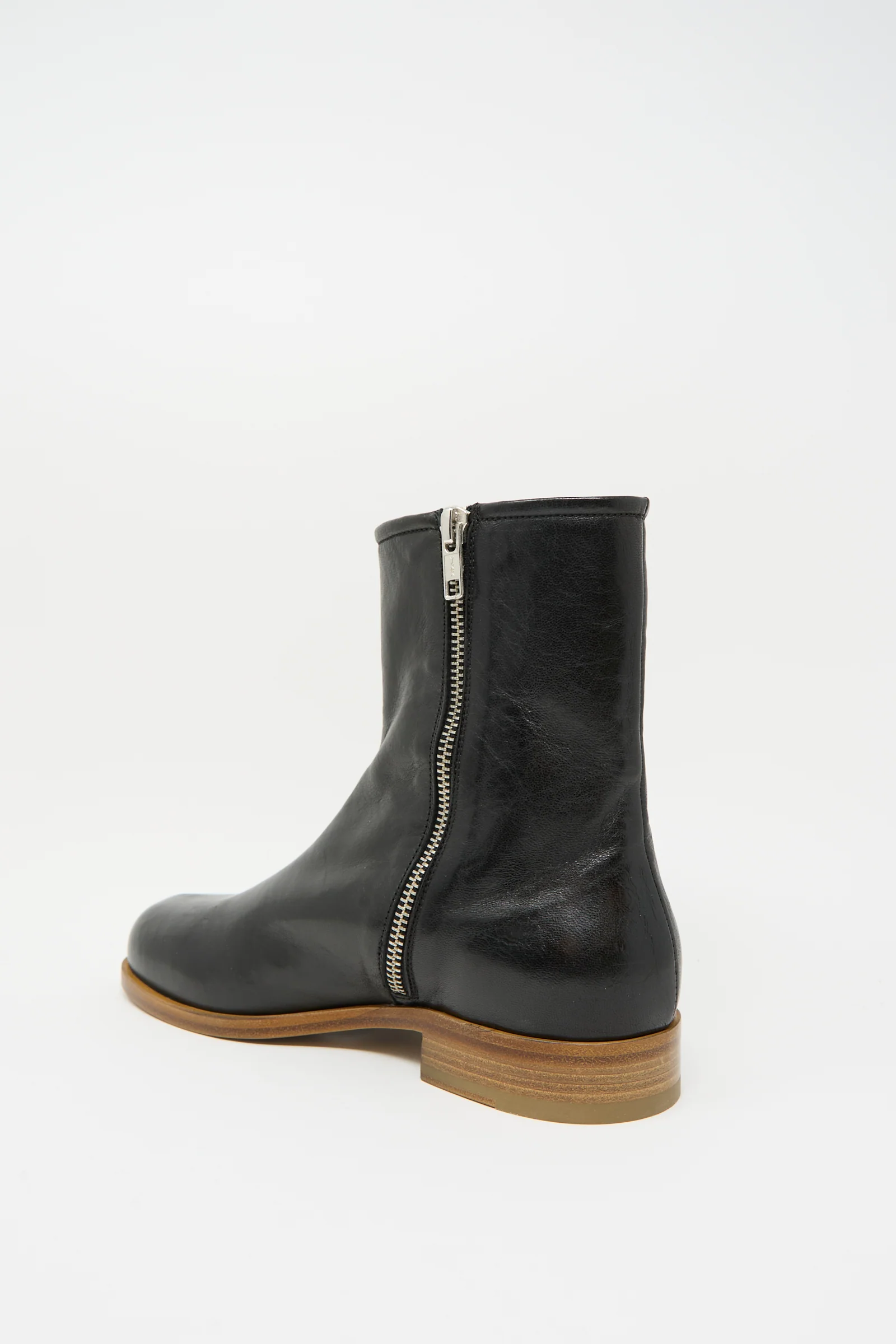Zipper Boot Article 6216 in Black - Image 3
