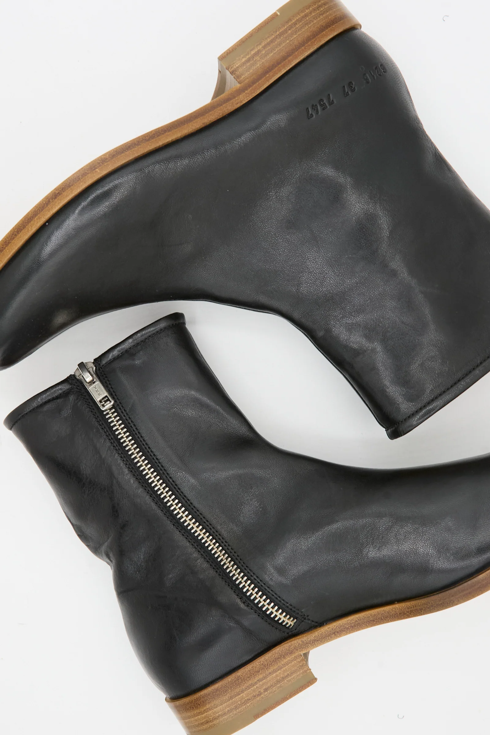 Zipper Boot Article 6216 in Black - Image 4