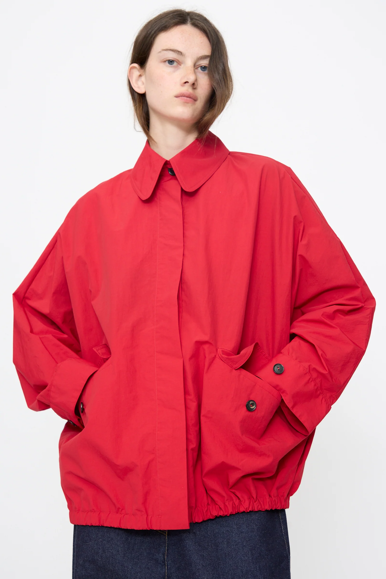 Batwing Jacket in Red - Image 2