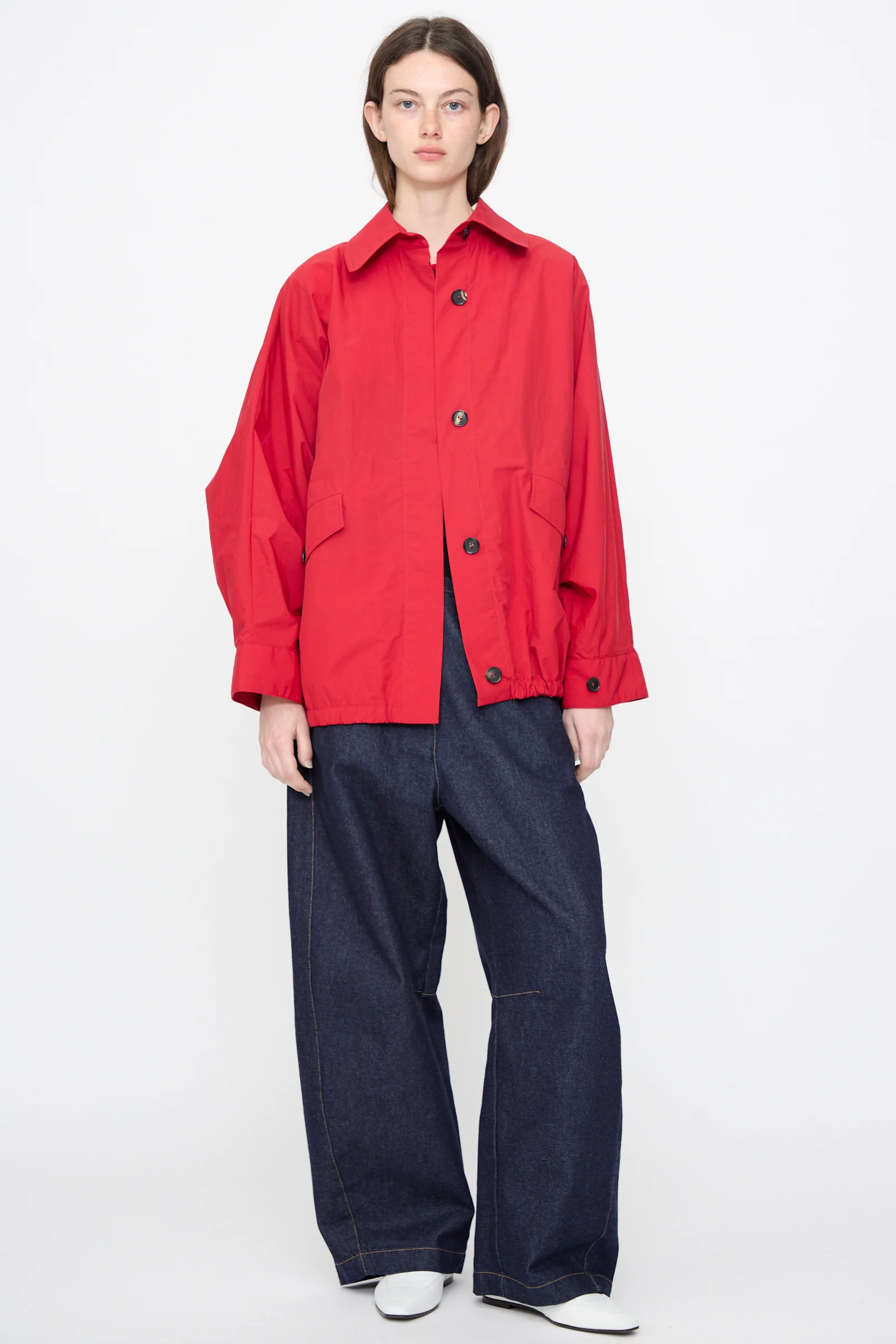 Batwing Jacket in Red - Image 5