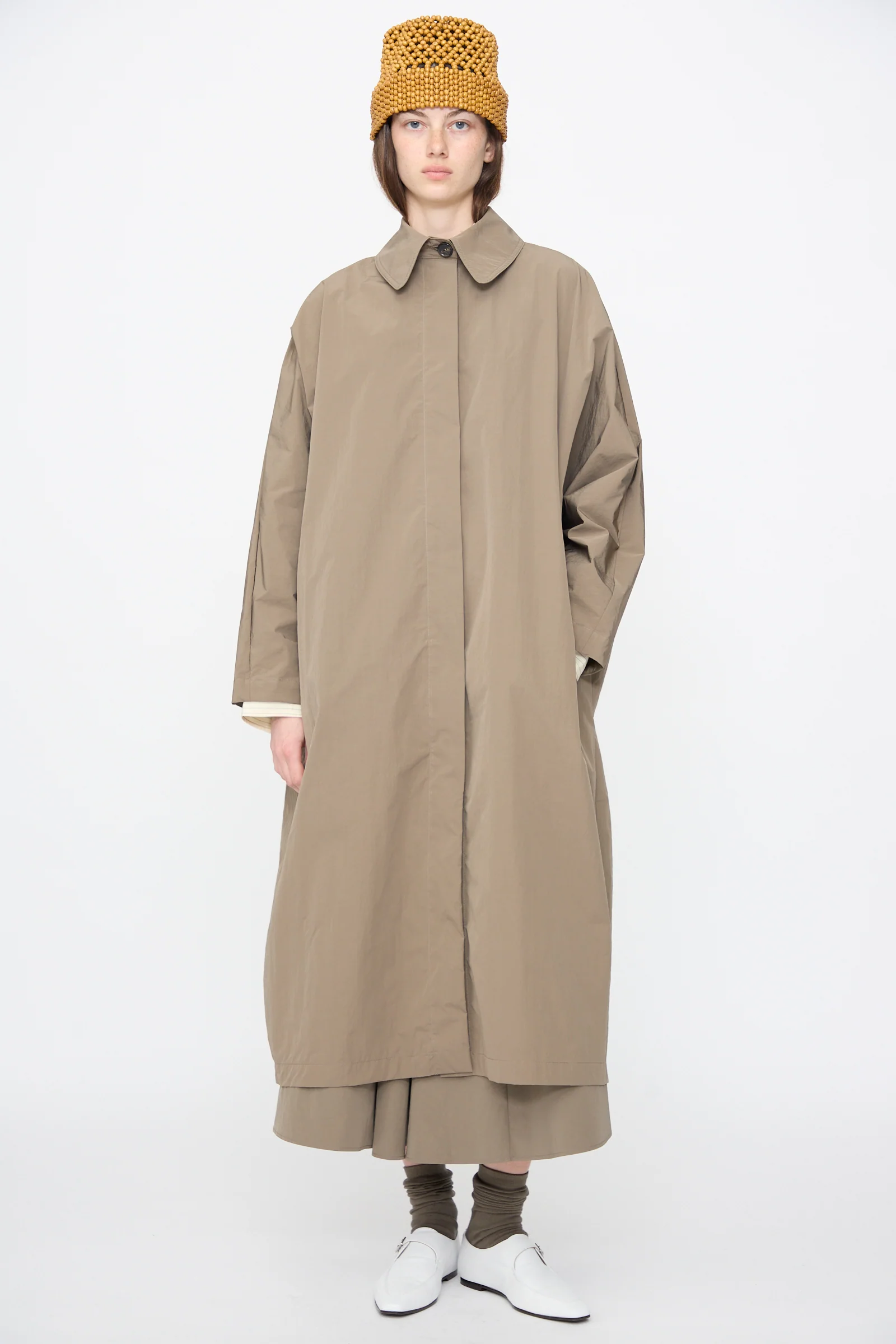 Batwing Trench in Vetiver - Image 2