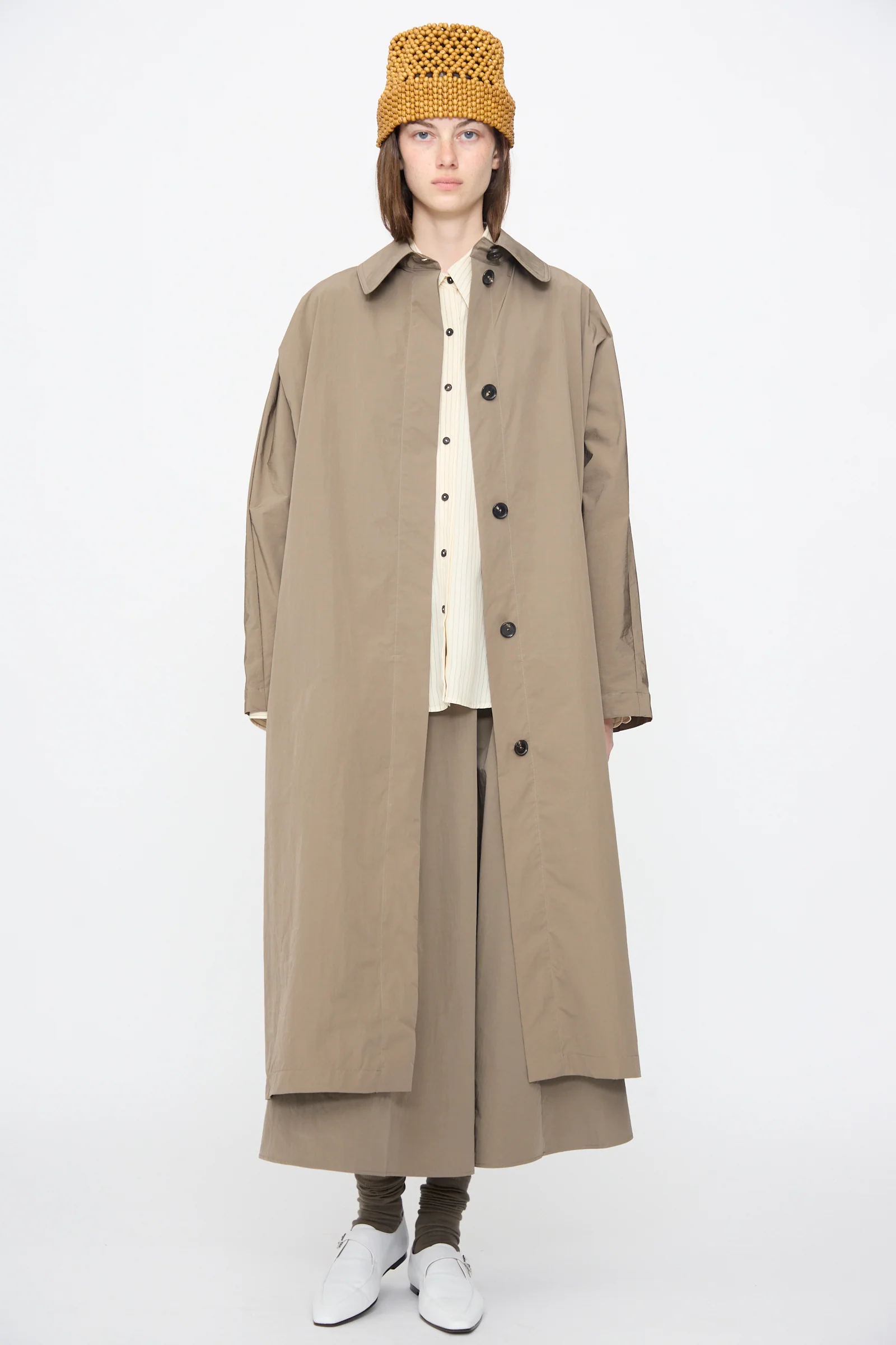 Batwing Trench in Vetiver - Image 4