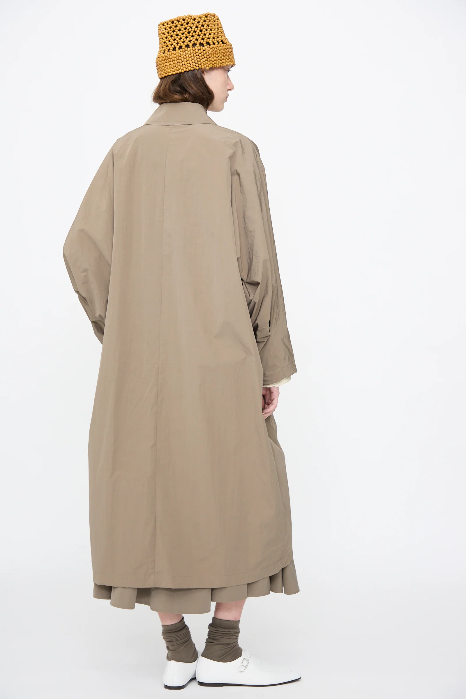 Batwing Trench in Vetiver - Image 6