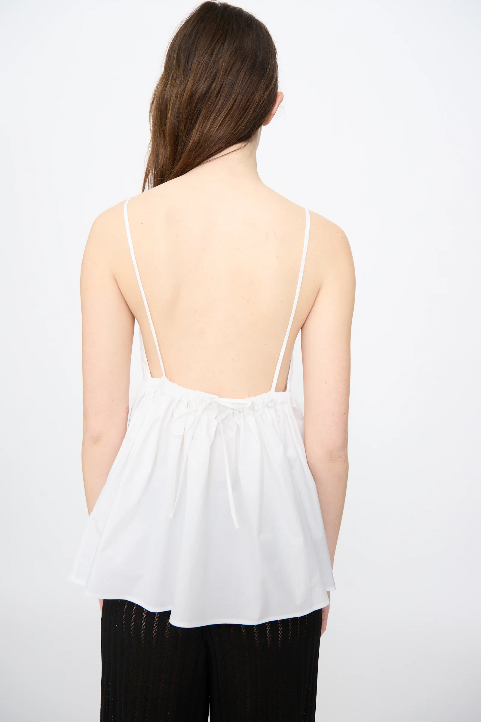Cotton Embroidered Top in White - Image 6