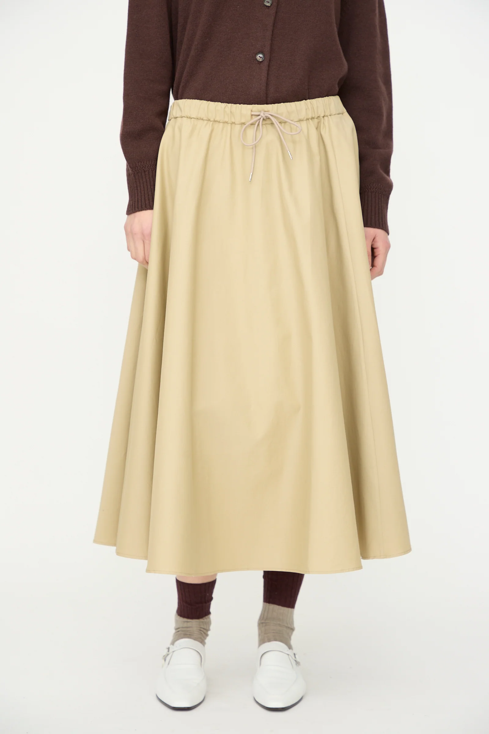 Technical Skirt in Camel