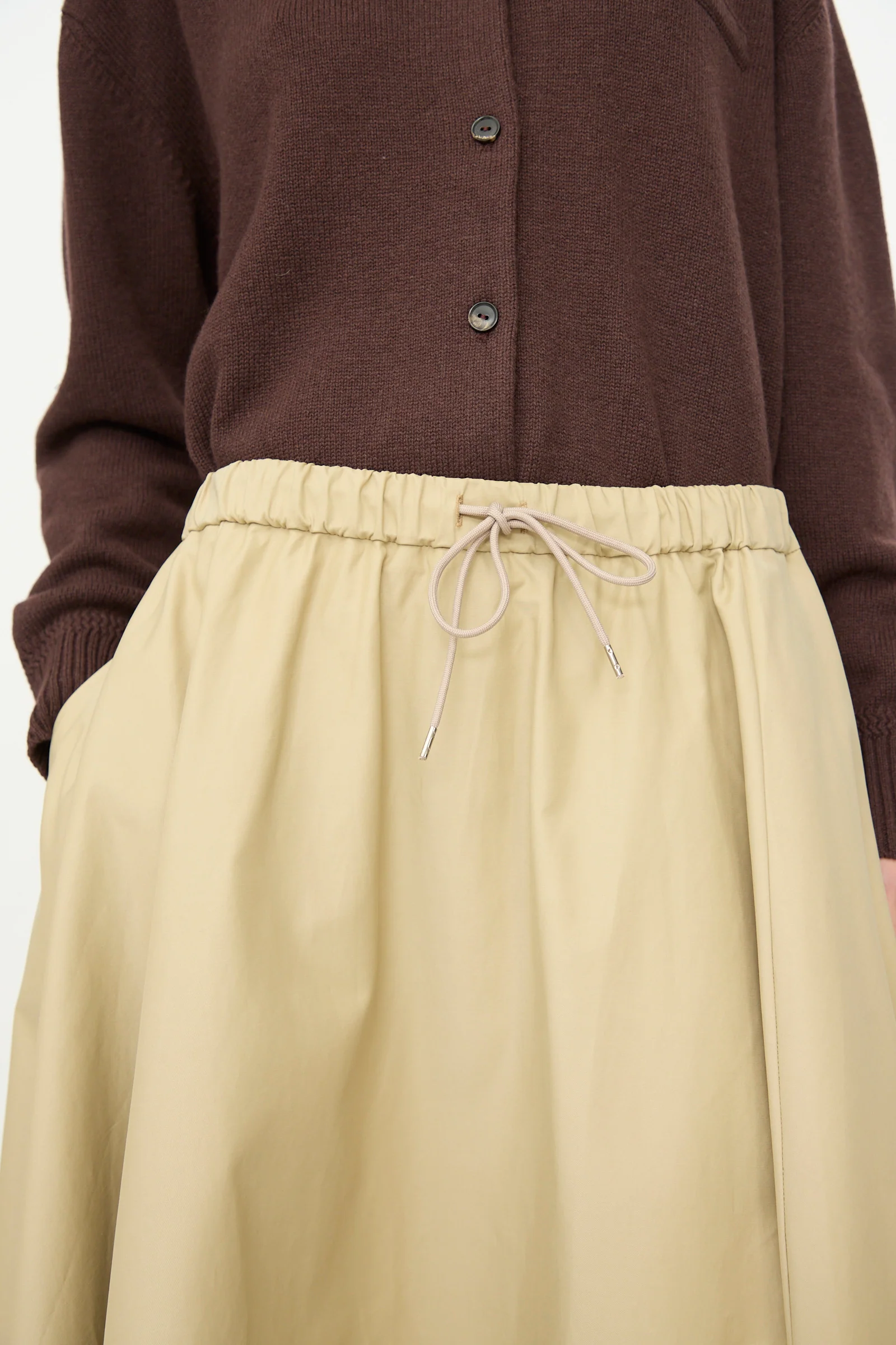 Technical Skirt in Camel - Image 3
