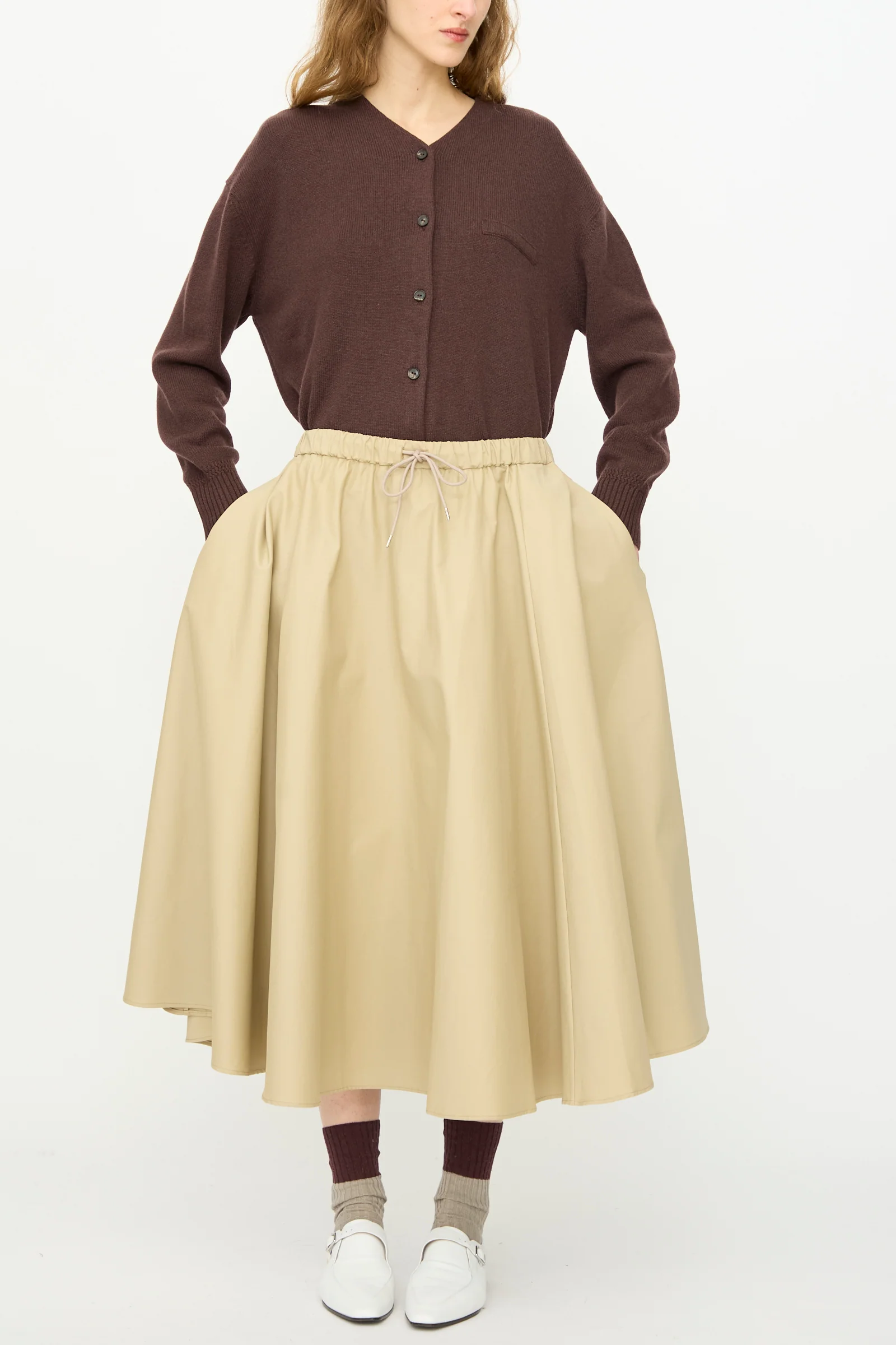 Technical Skirt in Camel - Image 7