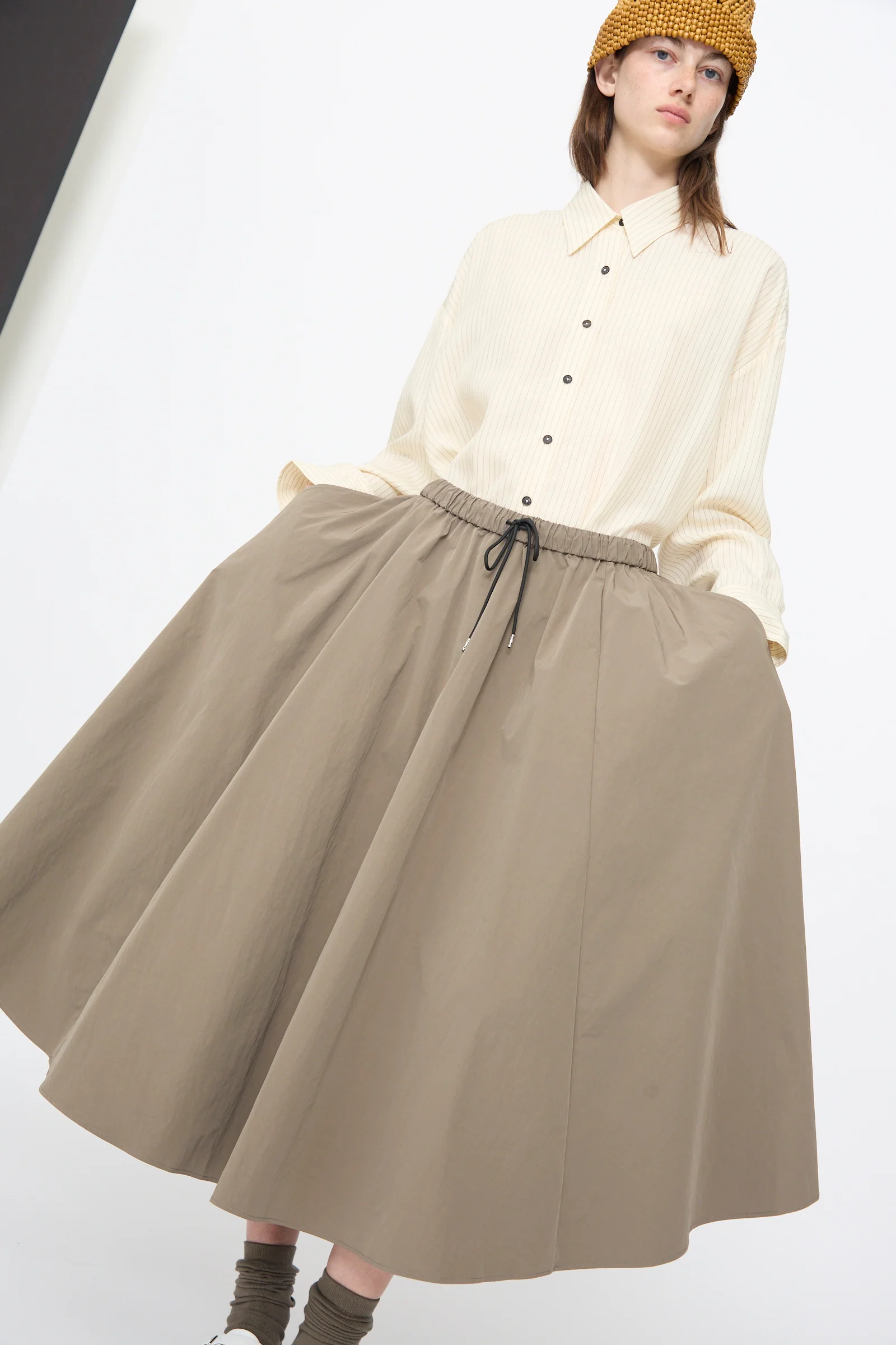 Technical Skirt in Vetiver - Image 5
