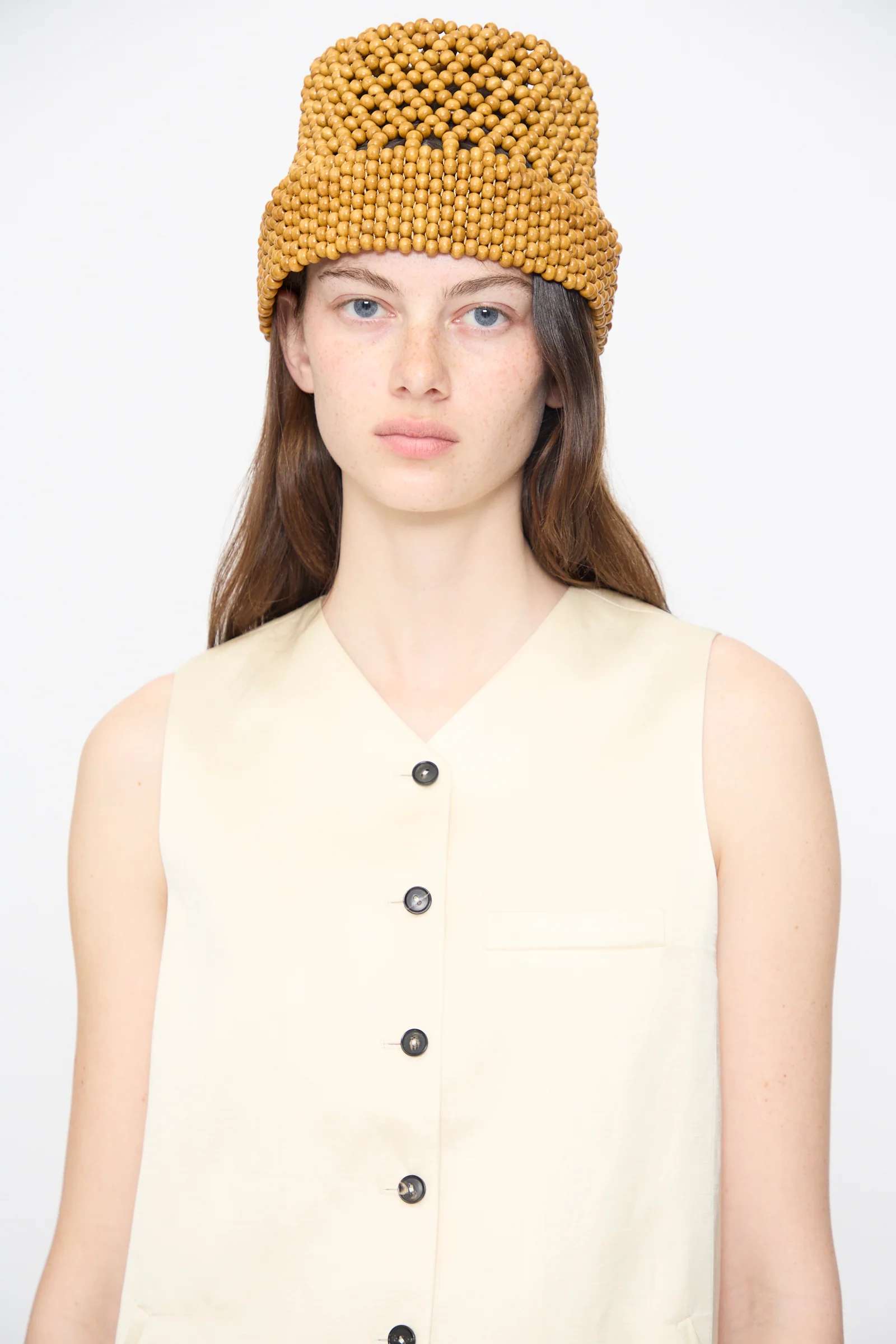 Wooden Beads Bucket Hat - Image 4