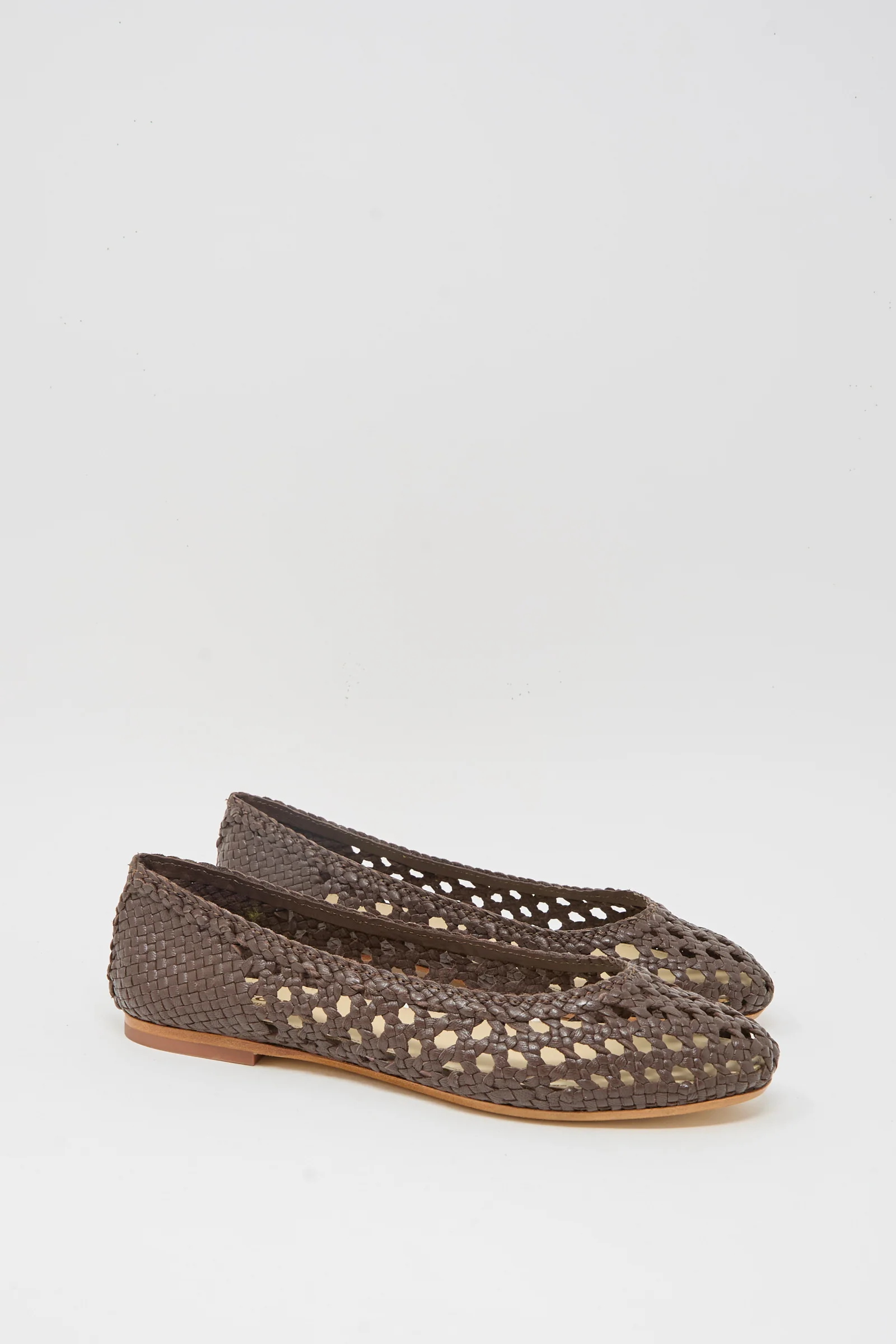 Capri Ballerina in Dark Brown