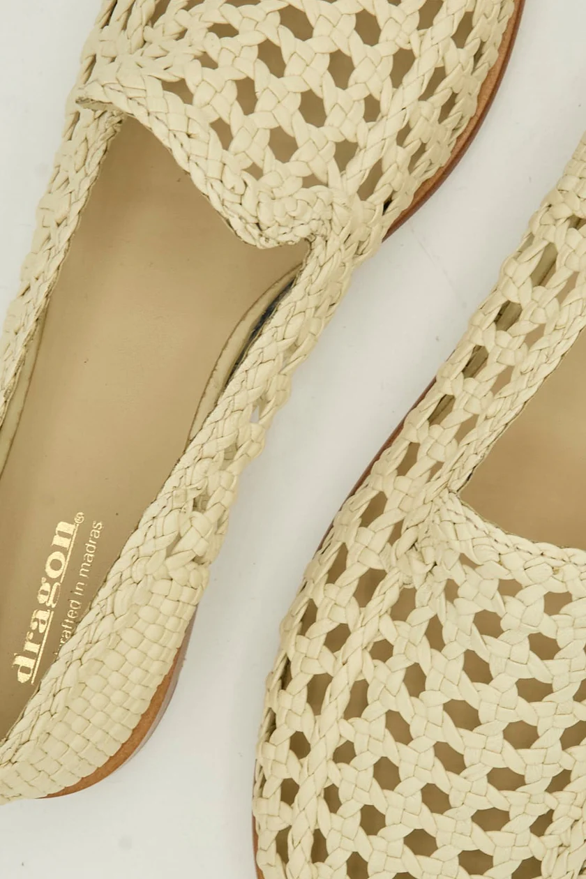 Dolly Moccasin in Off White - Image 5