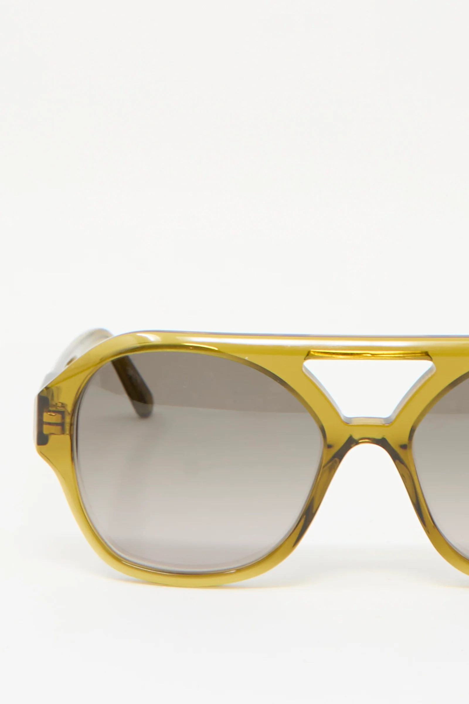 Chiyo Aviator Sunglasses in Avocado - Image 3