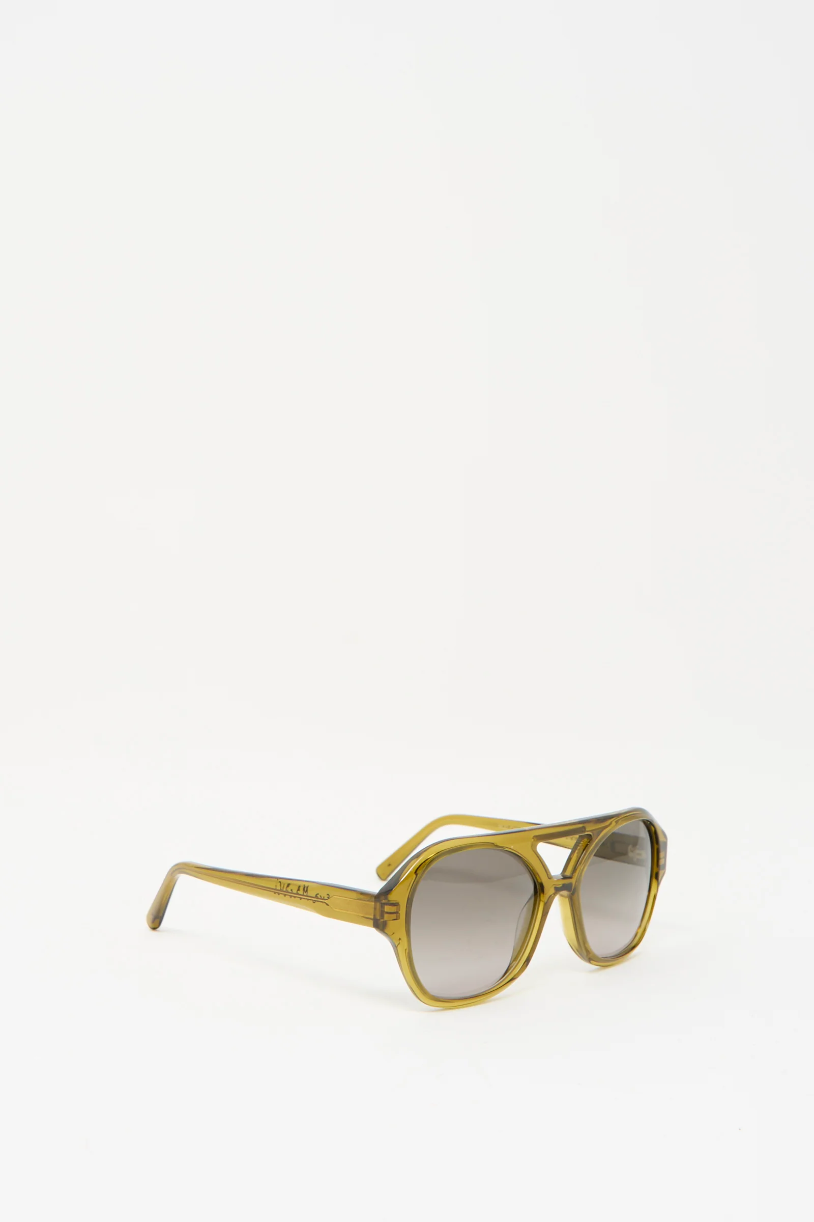 Chiyo Aviator Sunglasses in Avocado - Image 4
