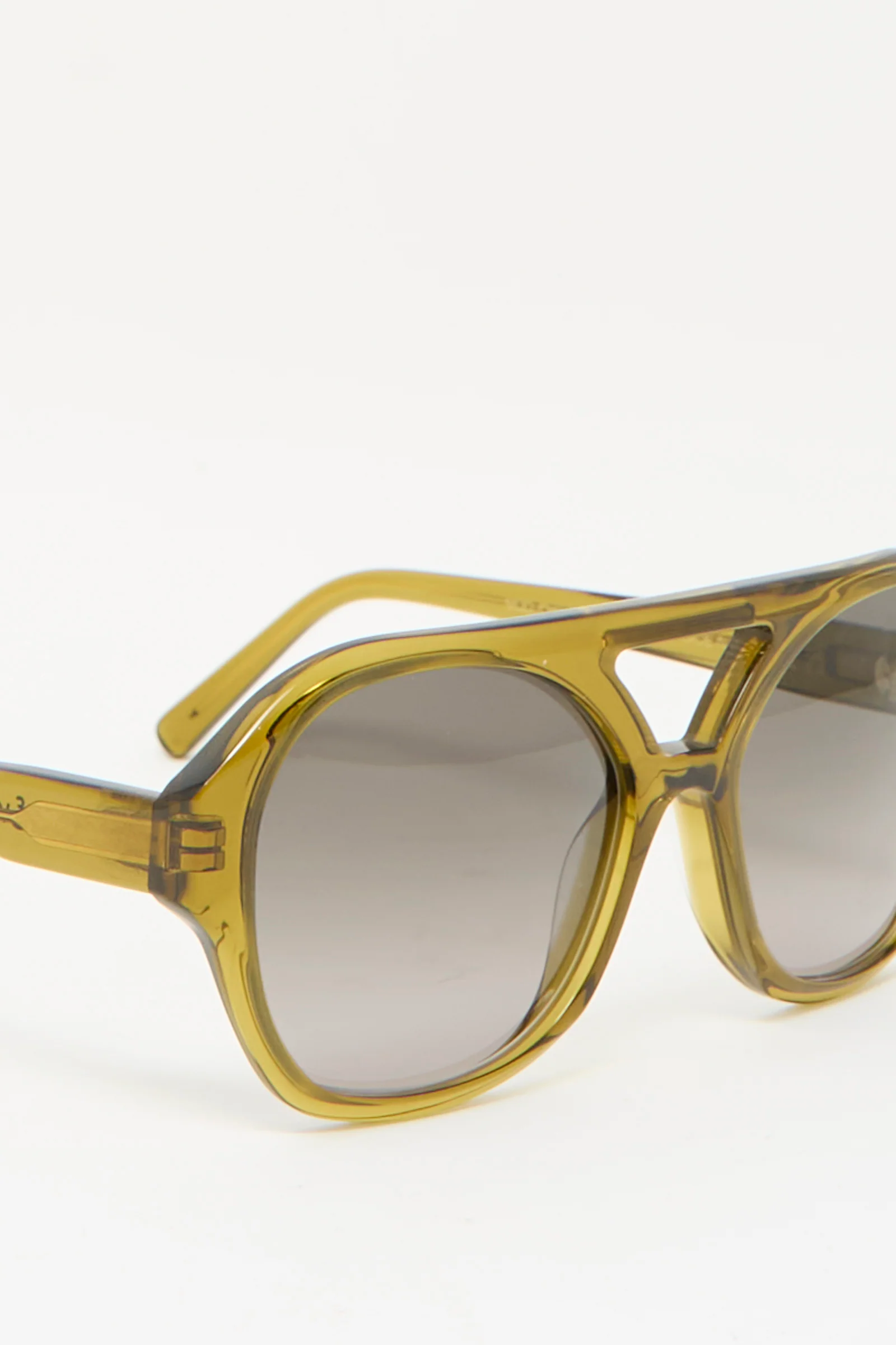 Chiyo Aviator Sunglasses in Avocado - Image 5