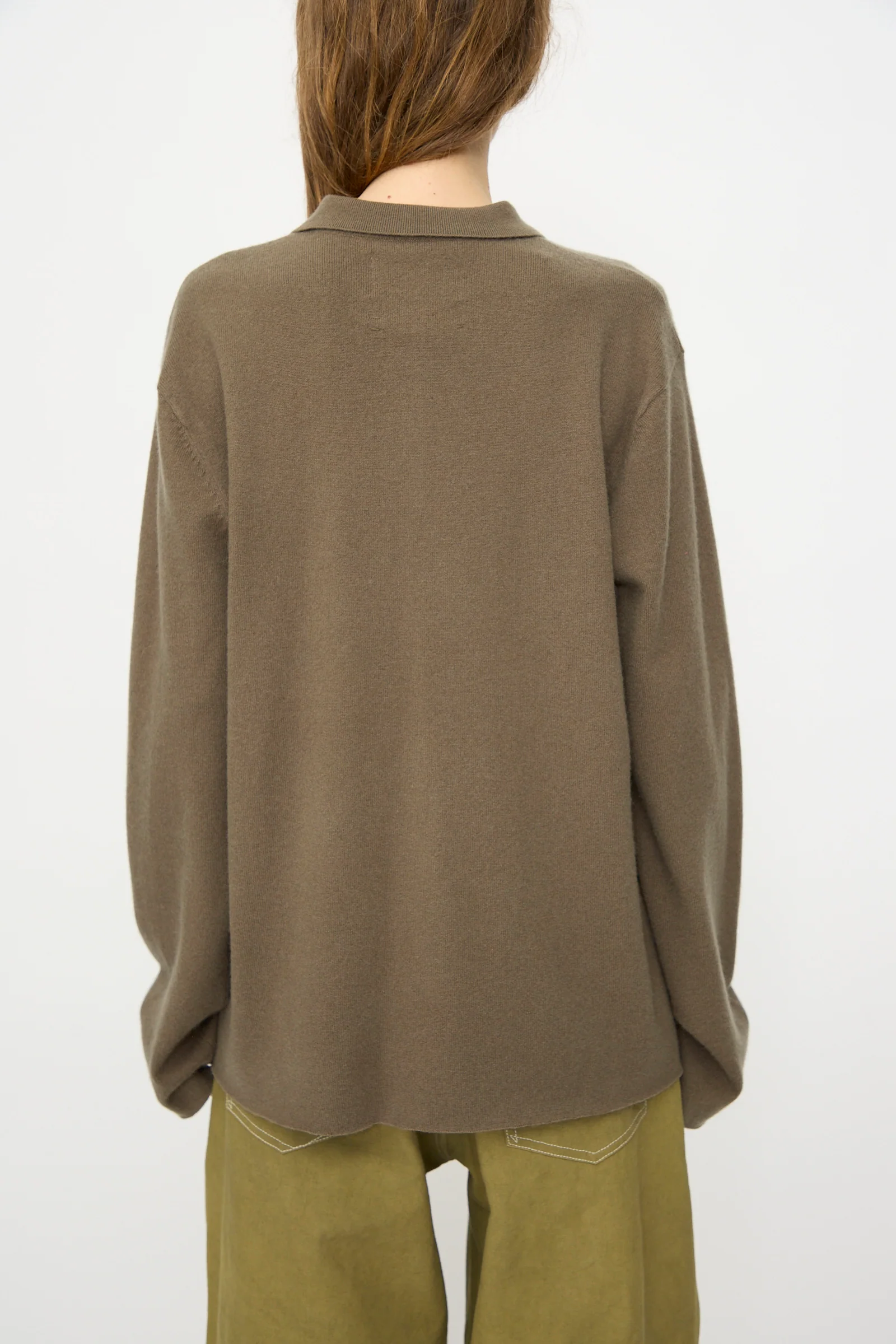 No. 199 Alligator Sweater in Army - Image 6
