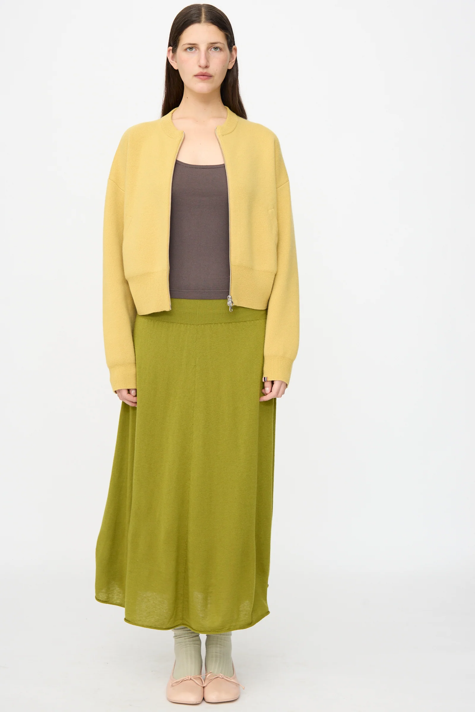 No. 478 Xtra Fun Cardigan in Corn - Image 7