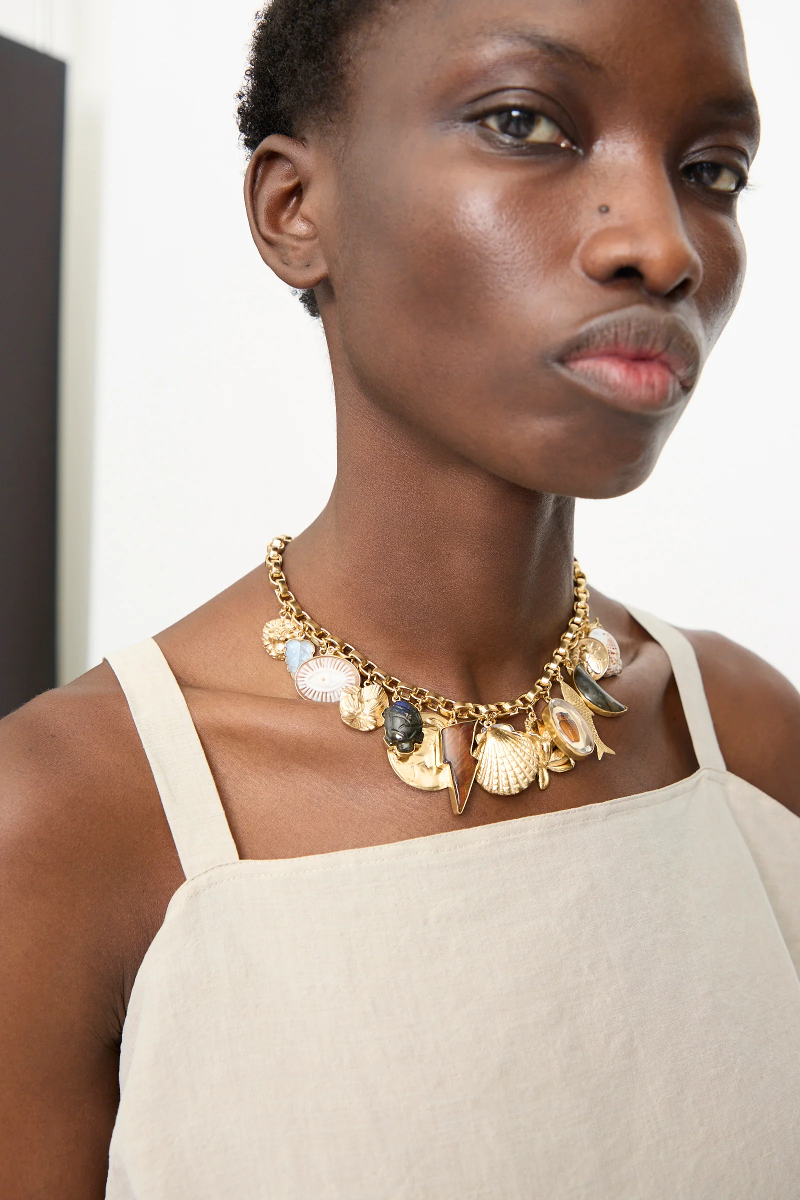Chunky Charm Necklace - Image 3