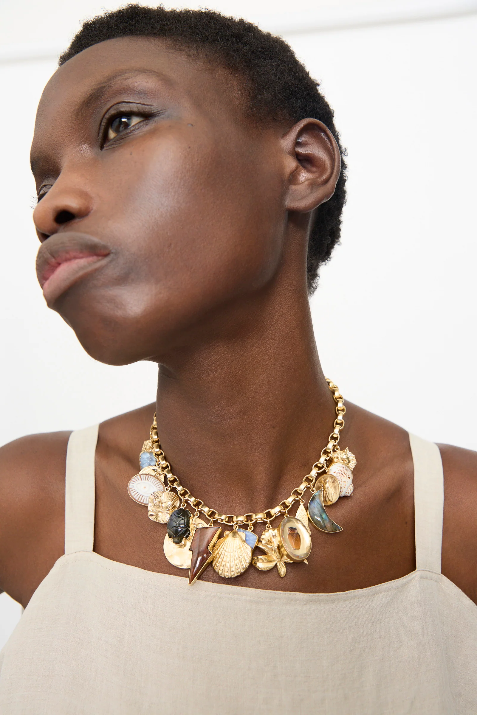 Chunky Charm Necklace - Image 5