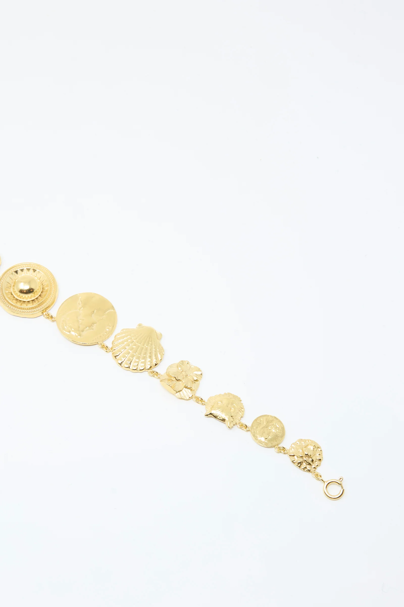 Gold Button Necklace - Image 6
