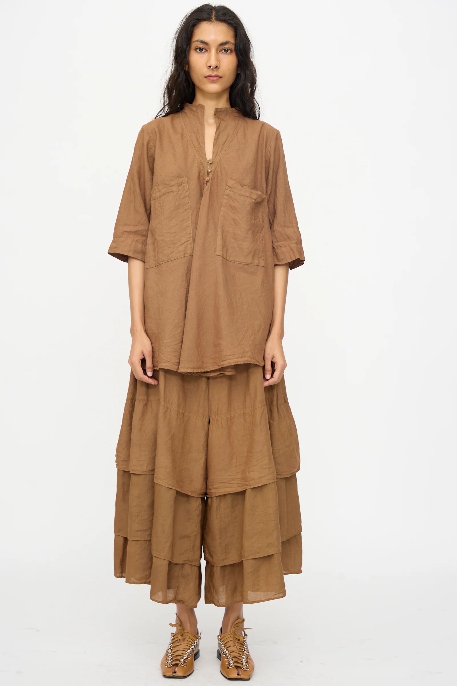 Chemise de Garcon Berger in Persimmon Dye - Image 5