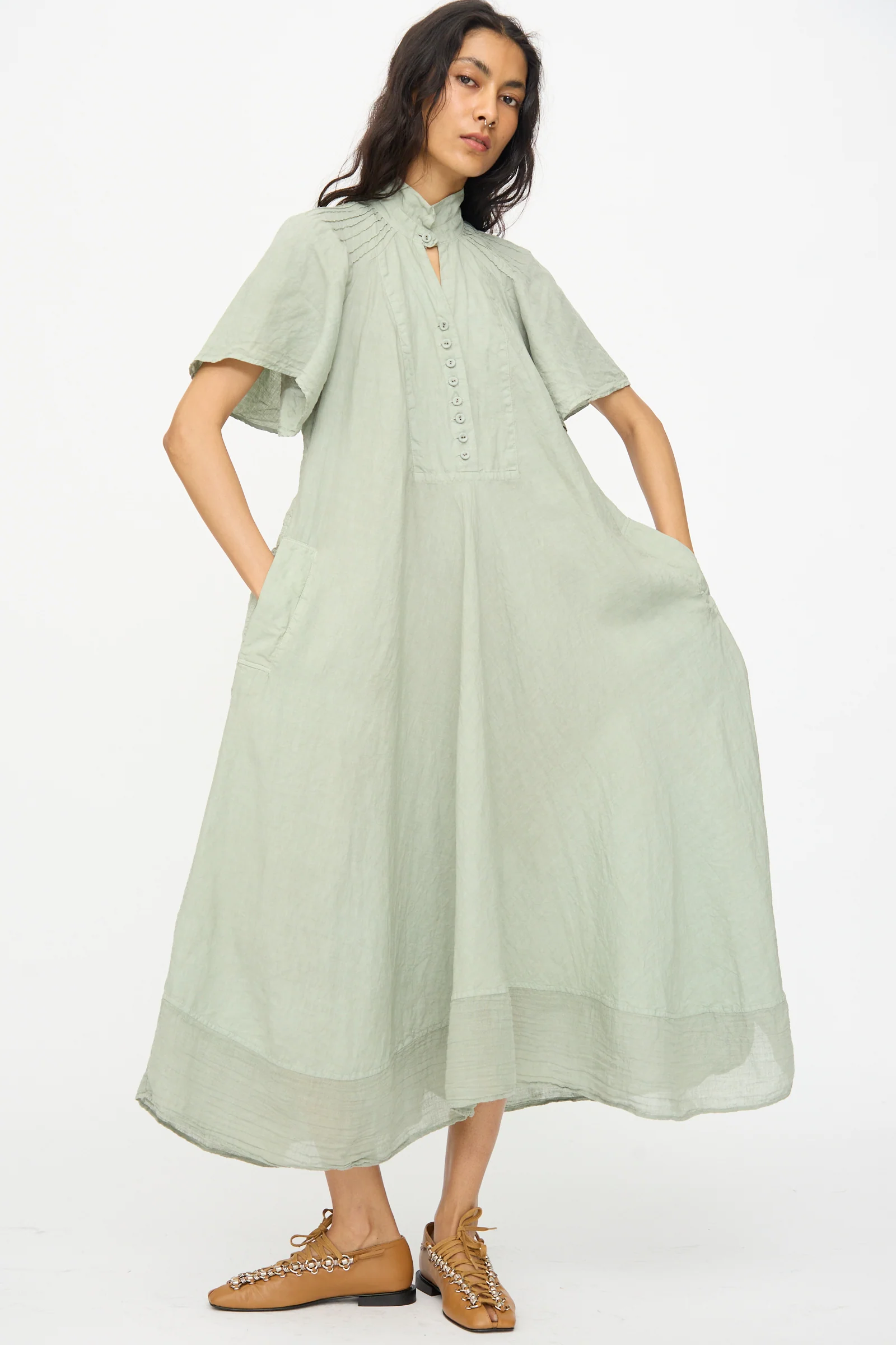 Robe 1900's in Green Tea Dye