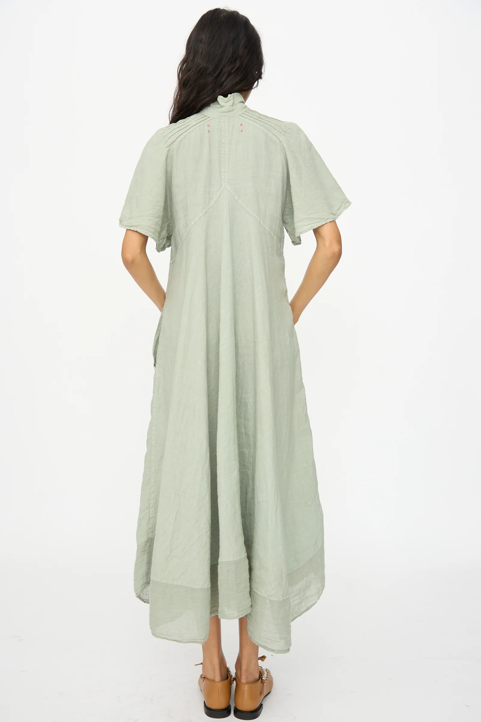 Robe 1900's in Green Tea Dye - Image 7