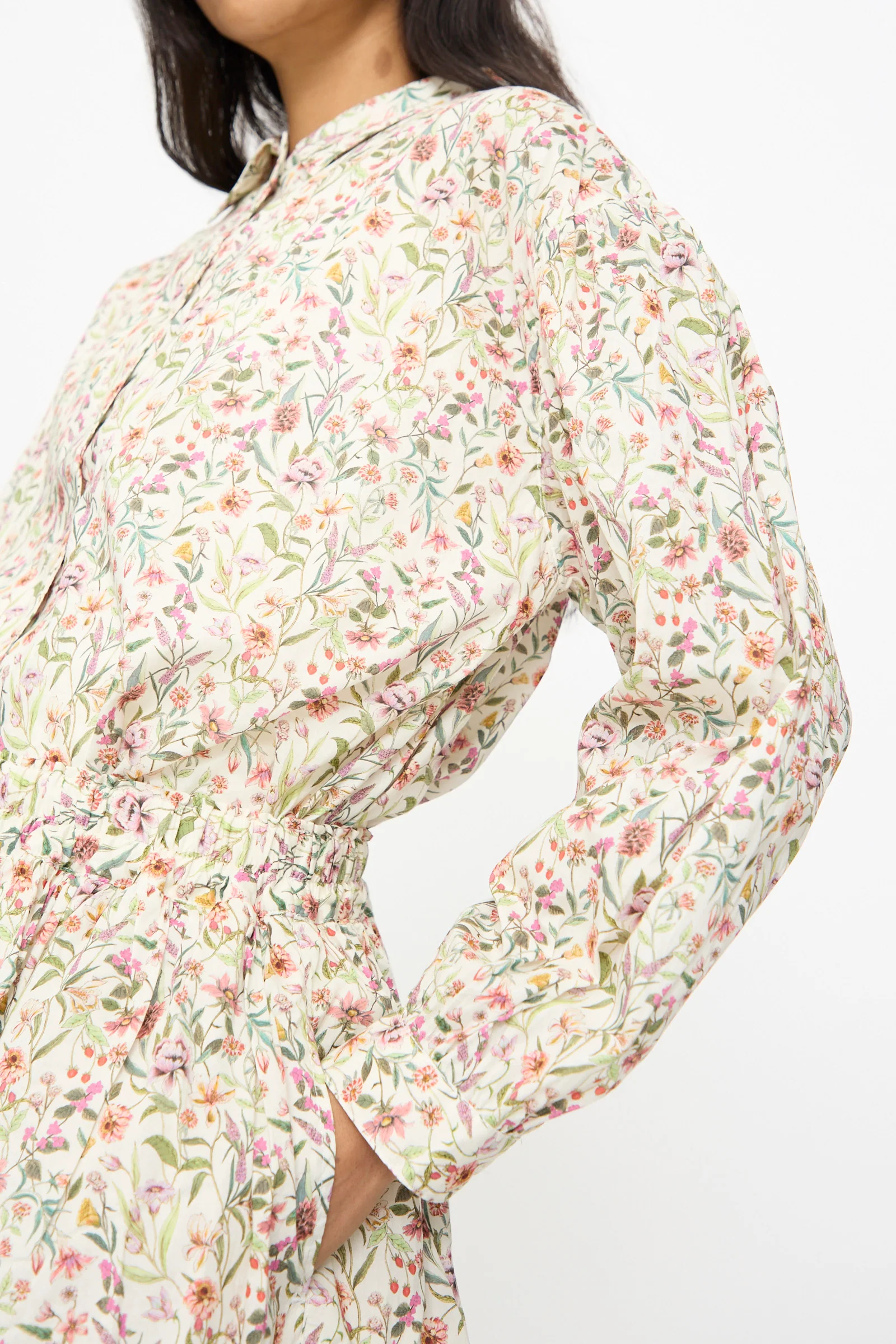 Cotton Liberty Skirt in Flower Print - Image 3