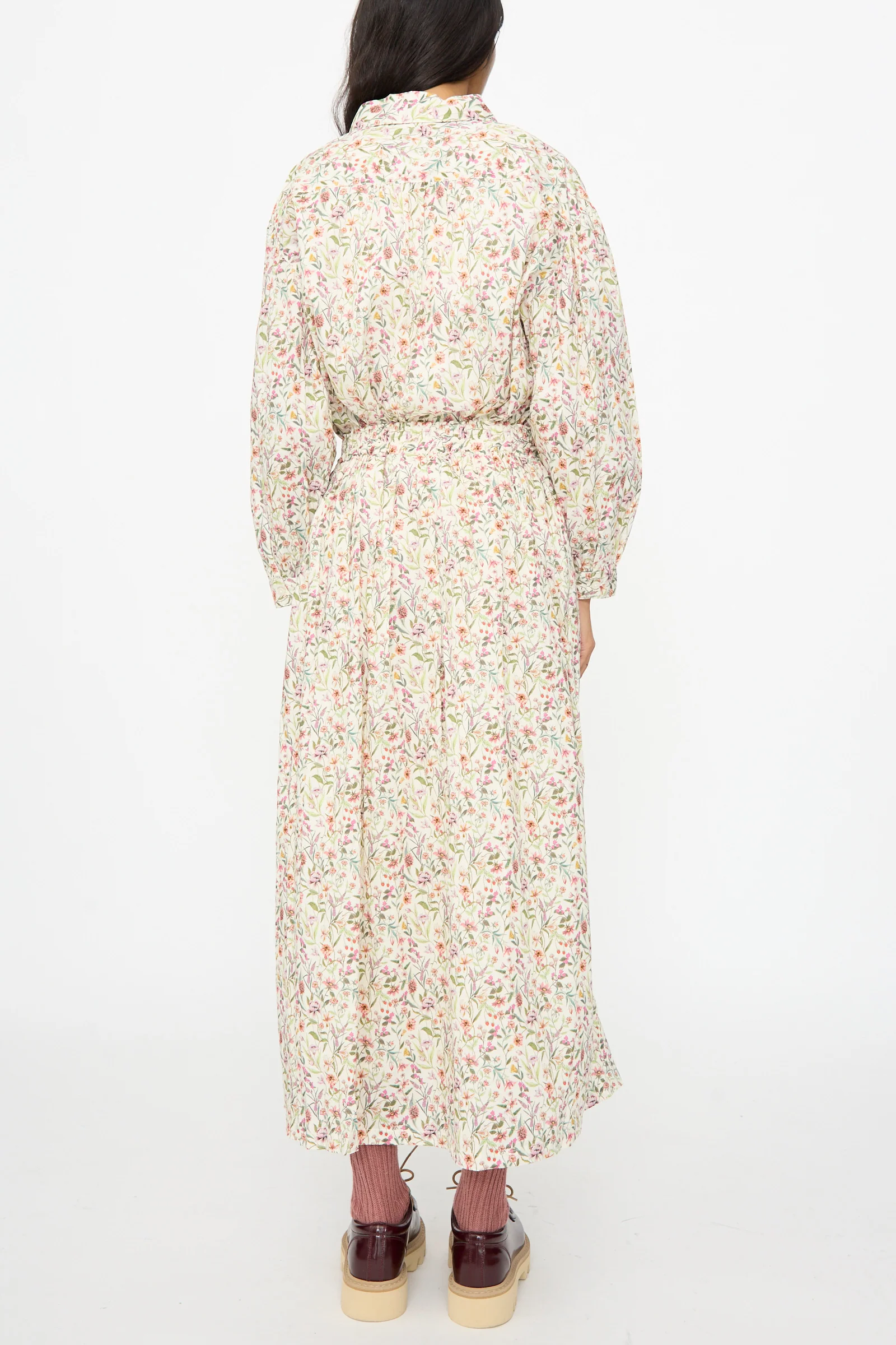 Cotton Liberty Skirt in Flower Print - Image 6
