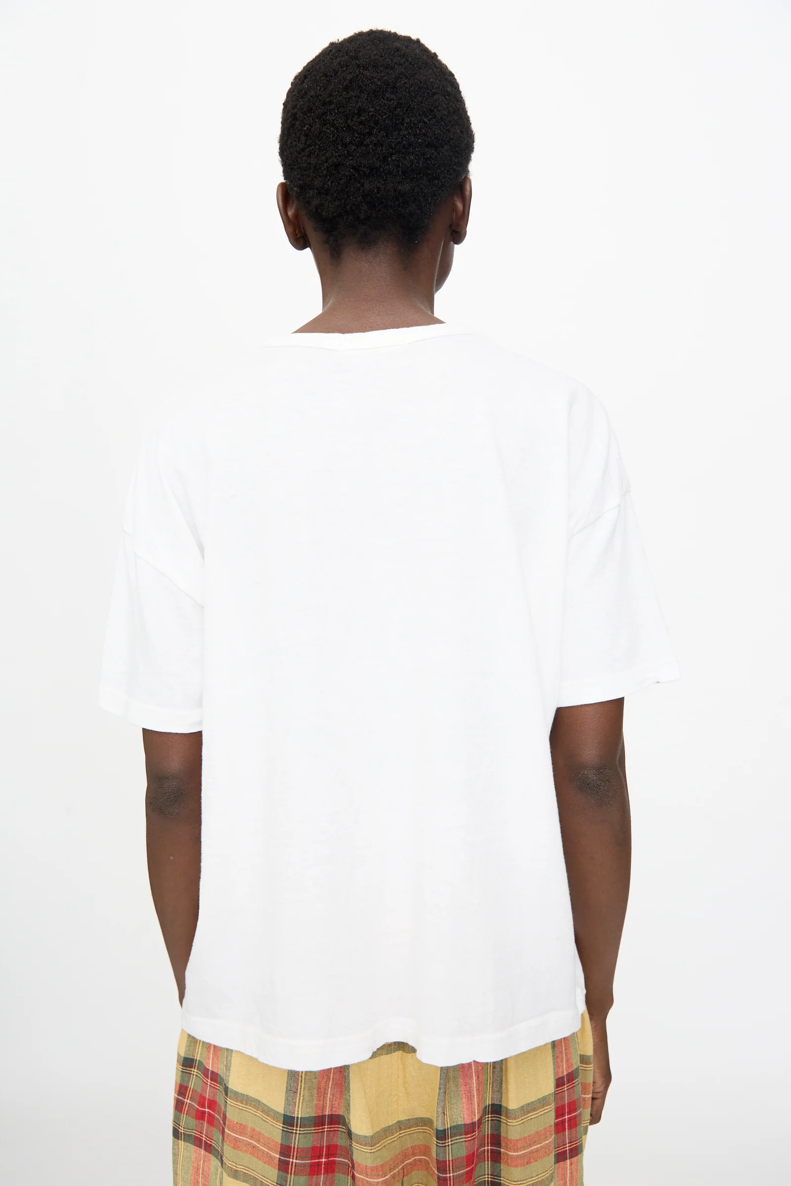 Cotton T-Shirt in White - Image 6