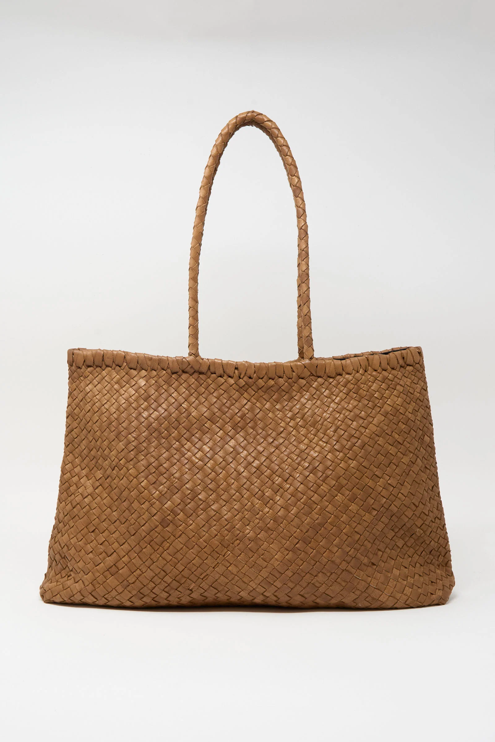 Leather Tote Bag in Brown - Image 2