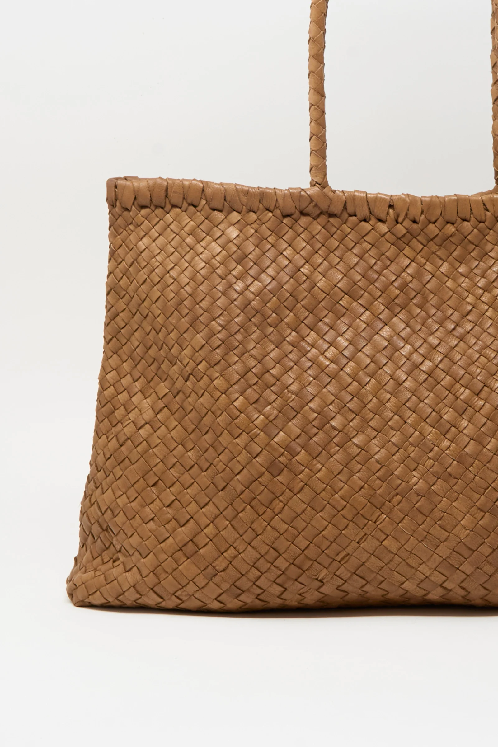 Leather Tote Bag in Brown - Image 5