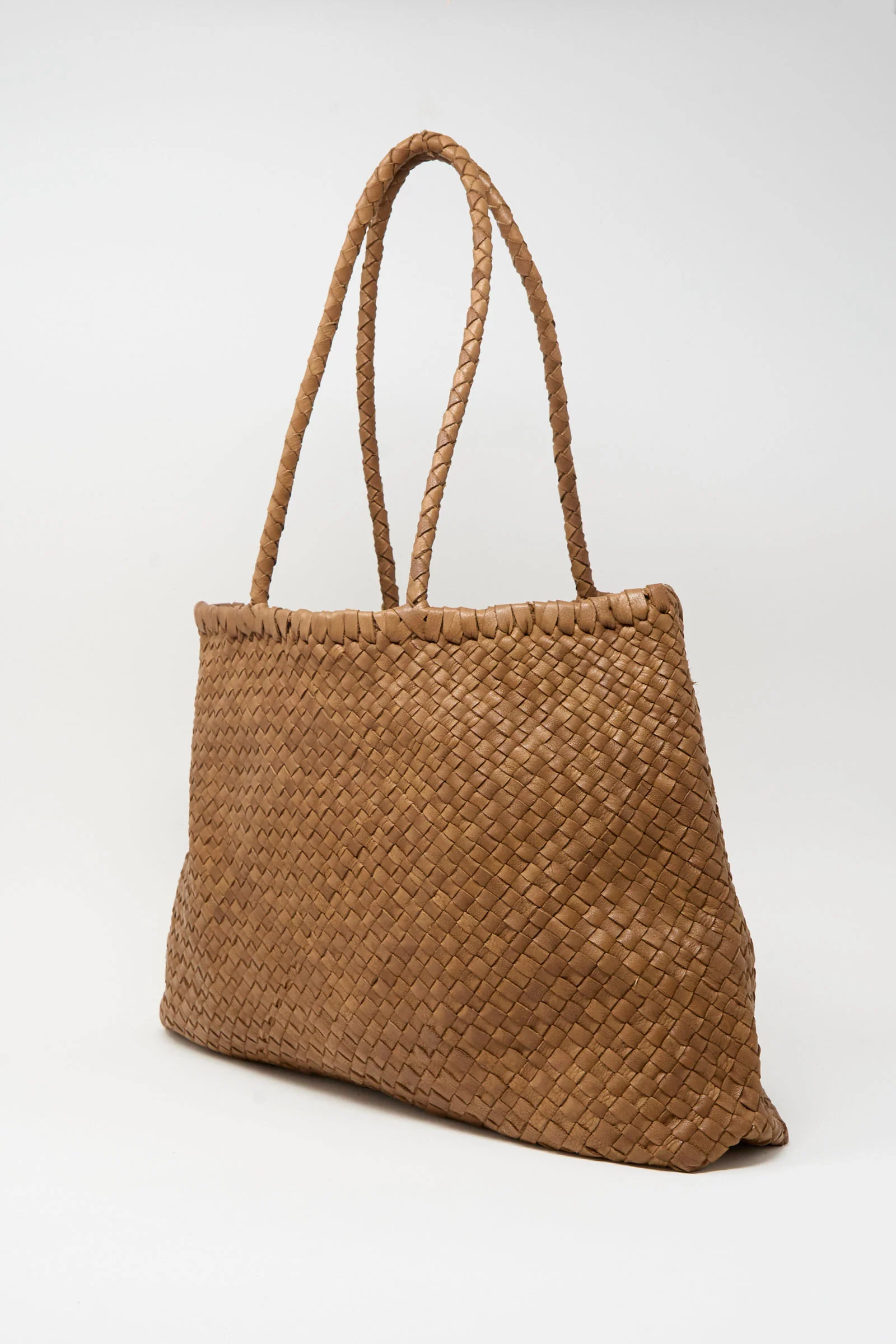 Leather Tote Bag in Brown - Image 7