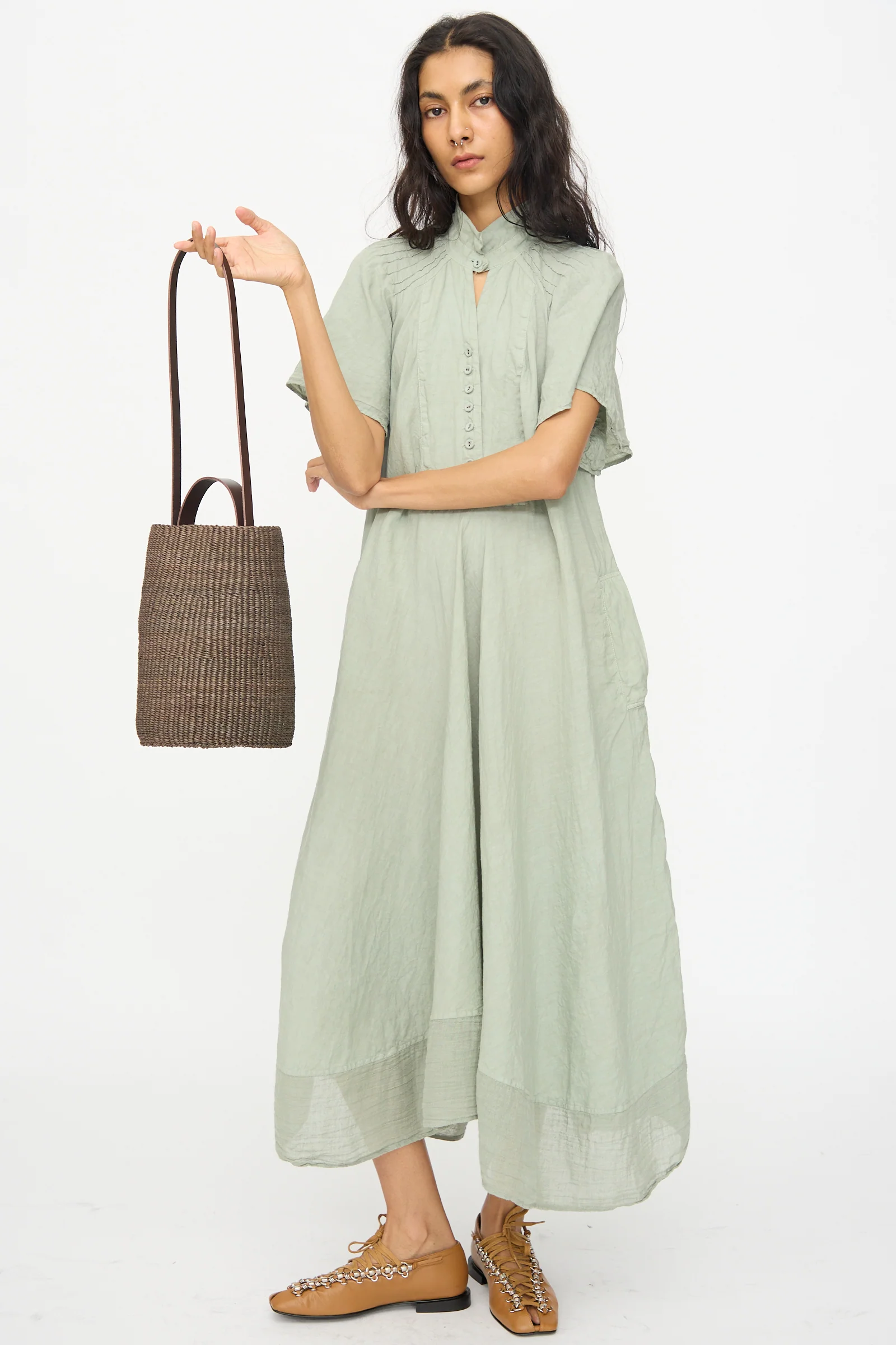 Seau Bag in Brown - Image 3