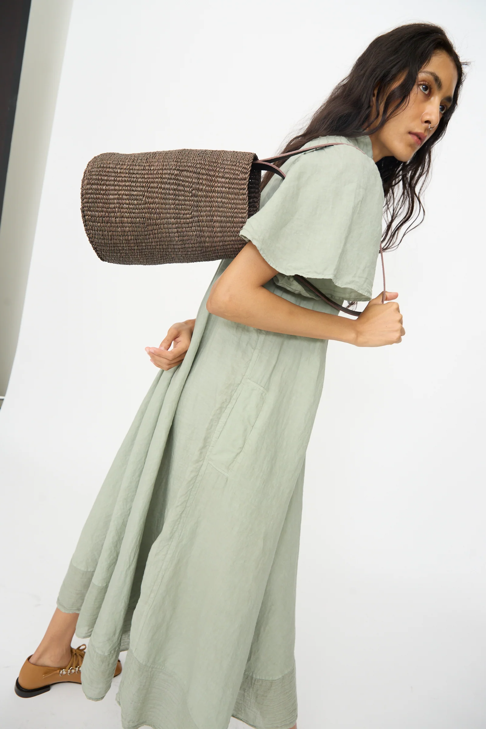 Seau Bag in Brown - Image 6