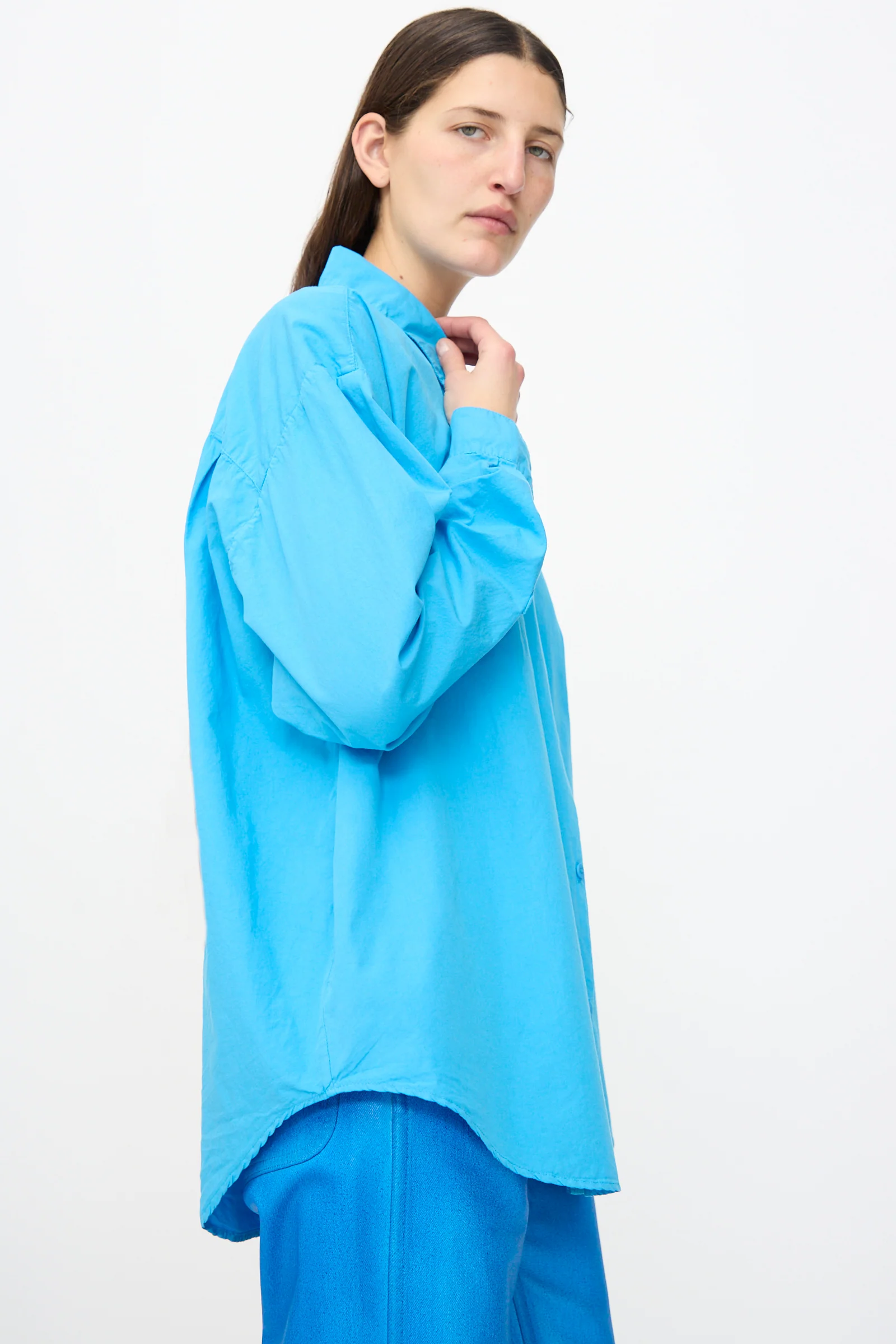 Alberta Shirt in Pool Blue - Image 4