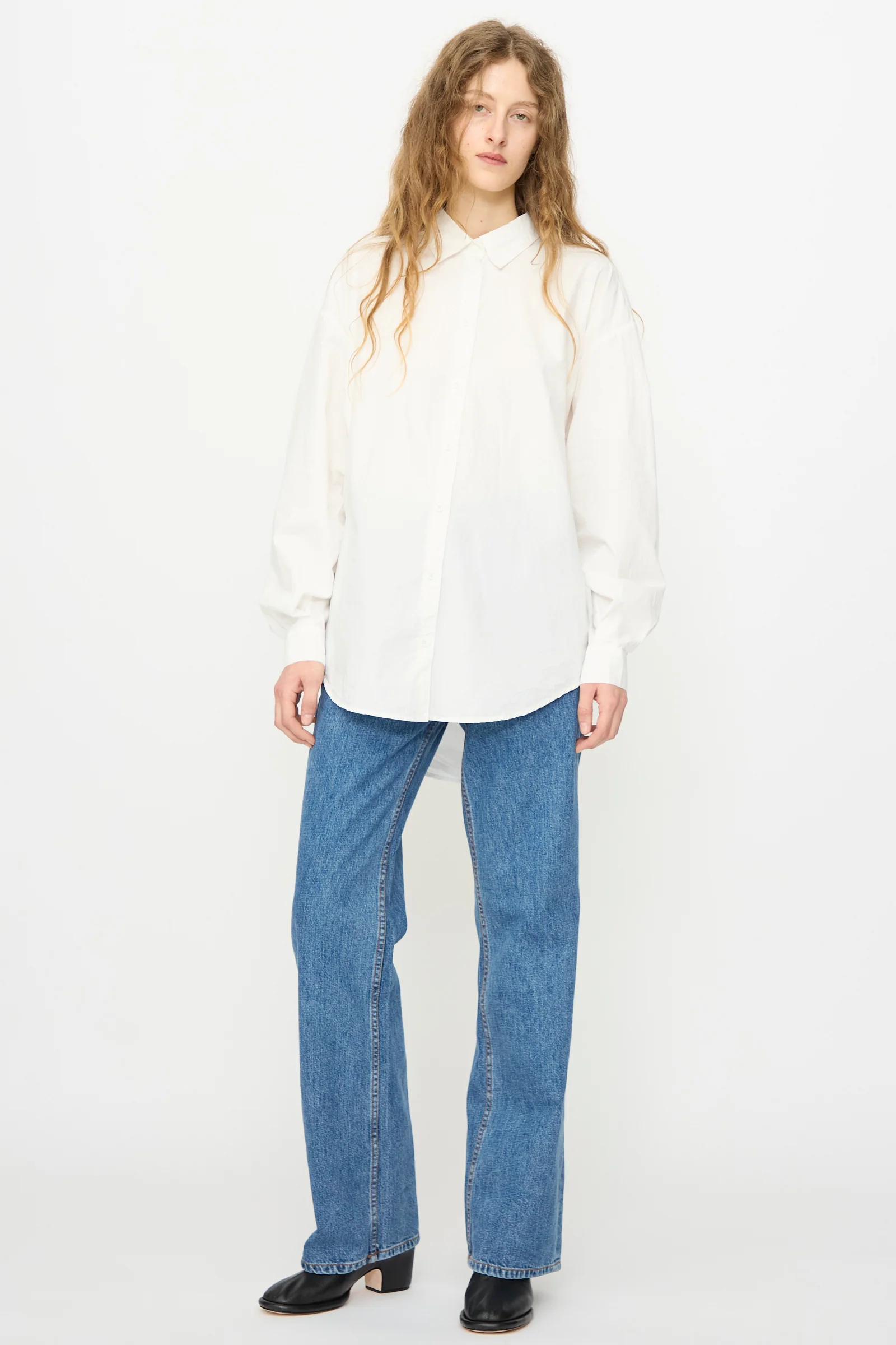 Alberta Shirt in Salt White - Image 5