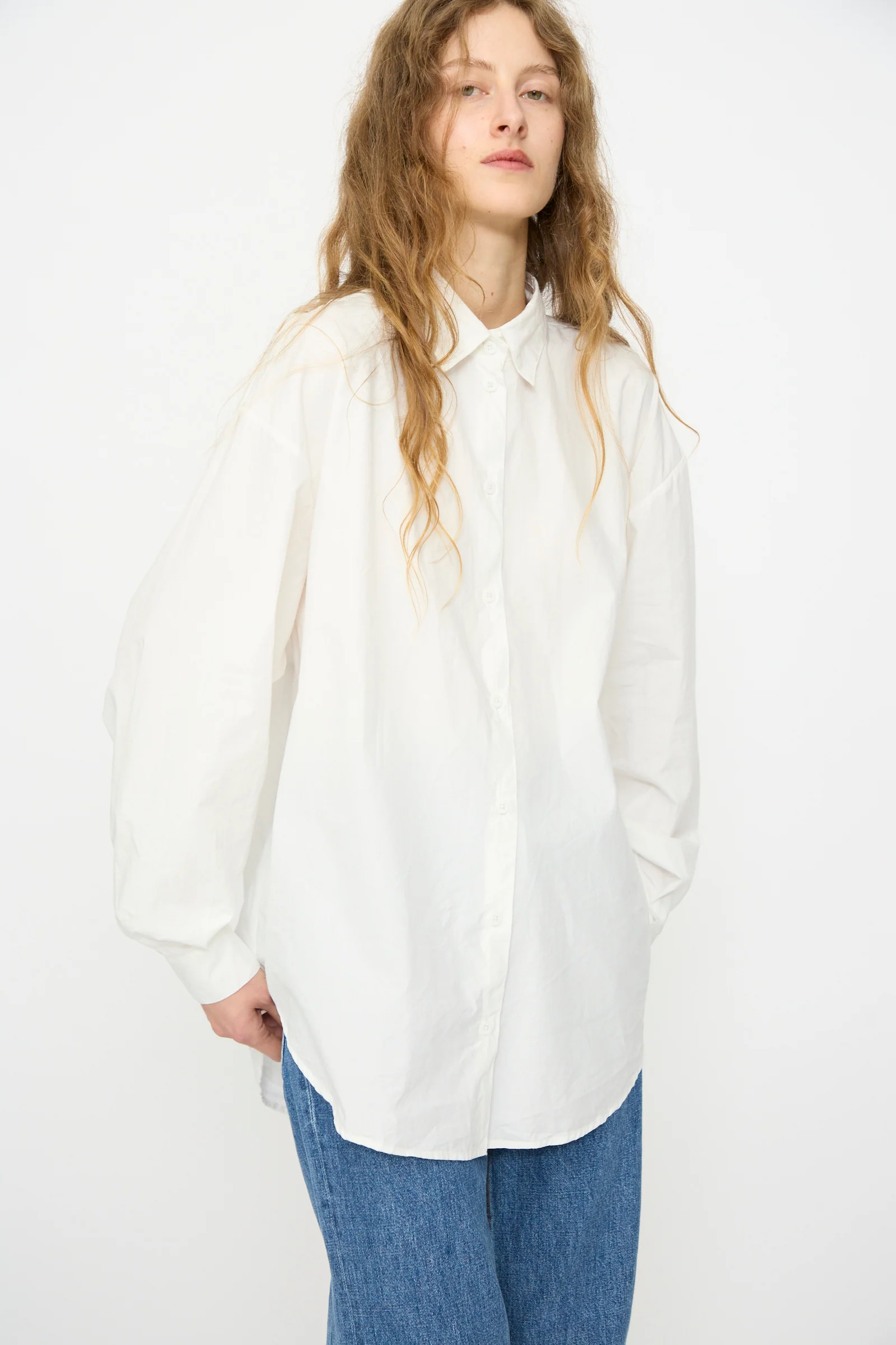 Alberta Shirt in Salt White - Image 6