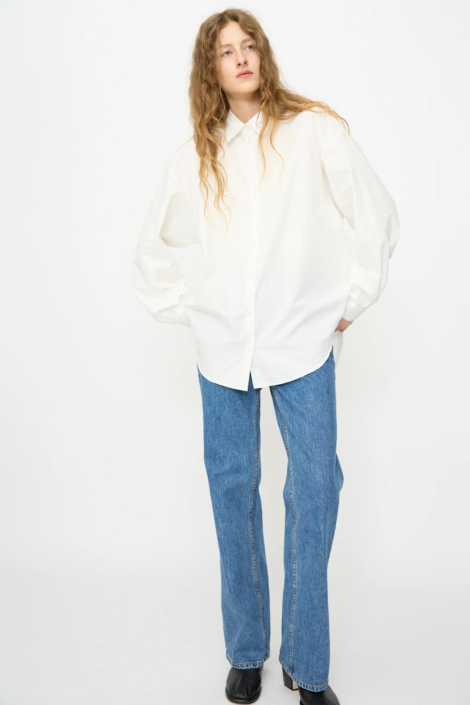 Alberta Shirt in Salt White - Image 7