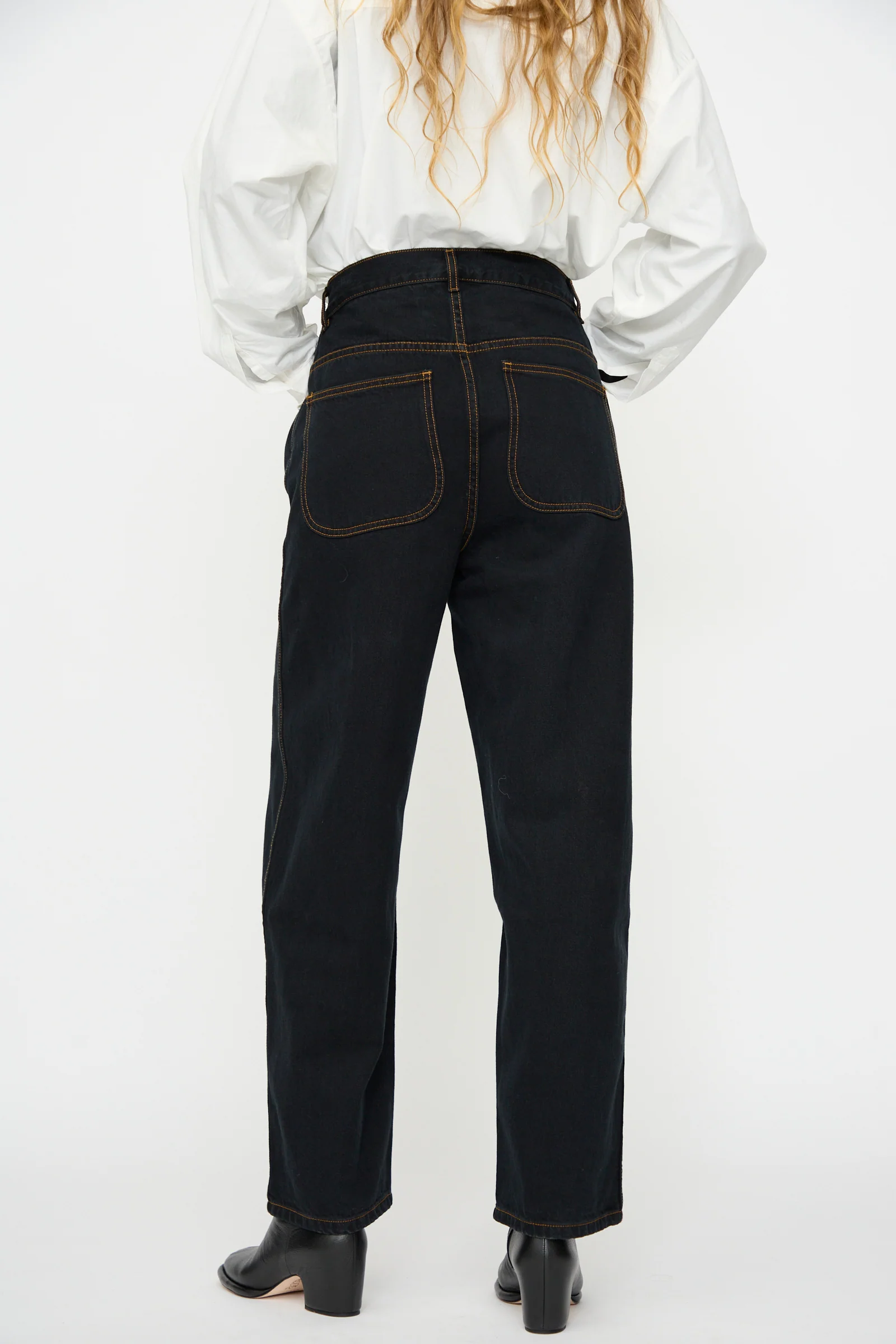 California Wide in Black Overdye - Image 6