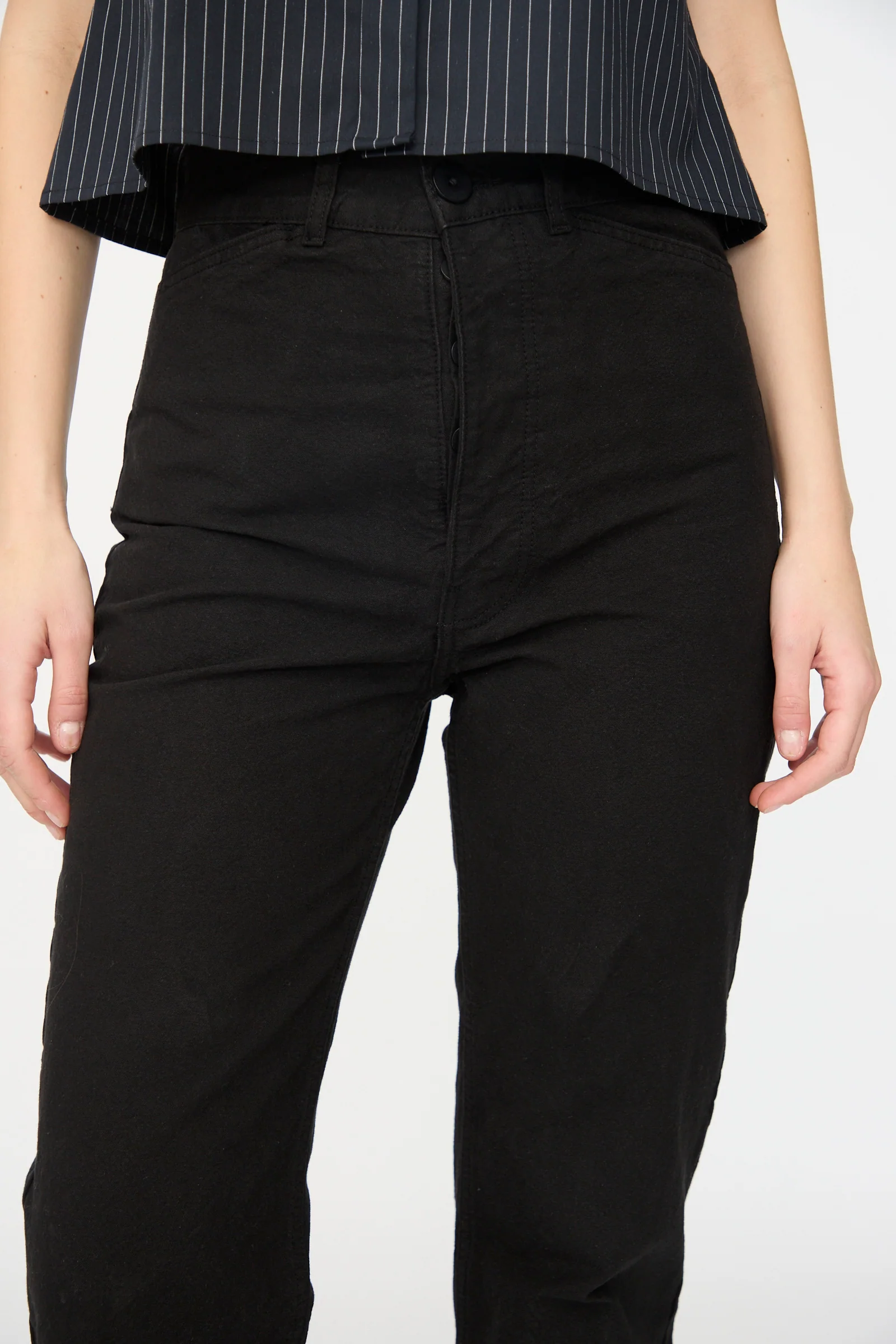 Canvas Les Deux Pants in Black - Image 3