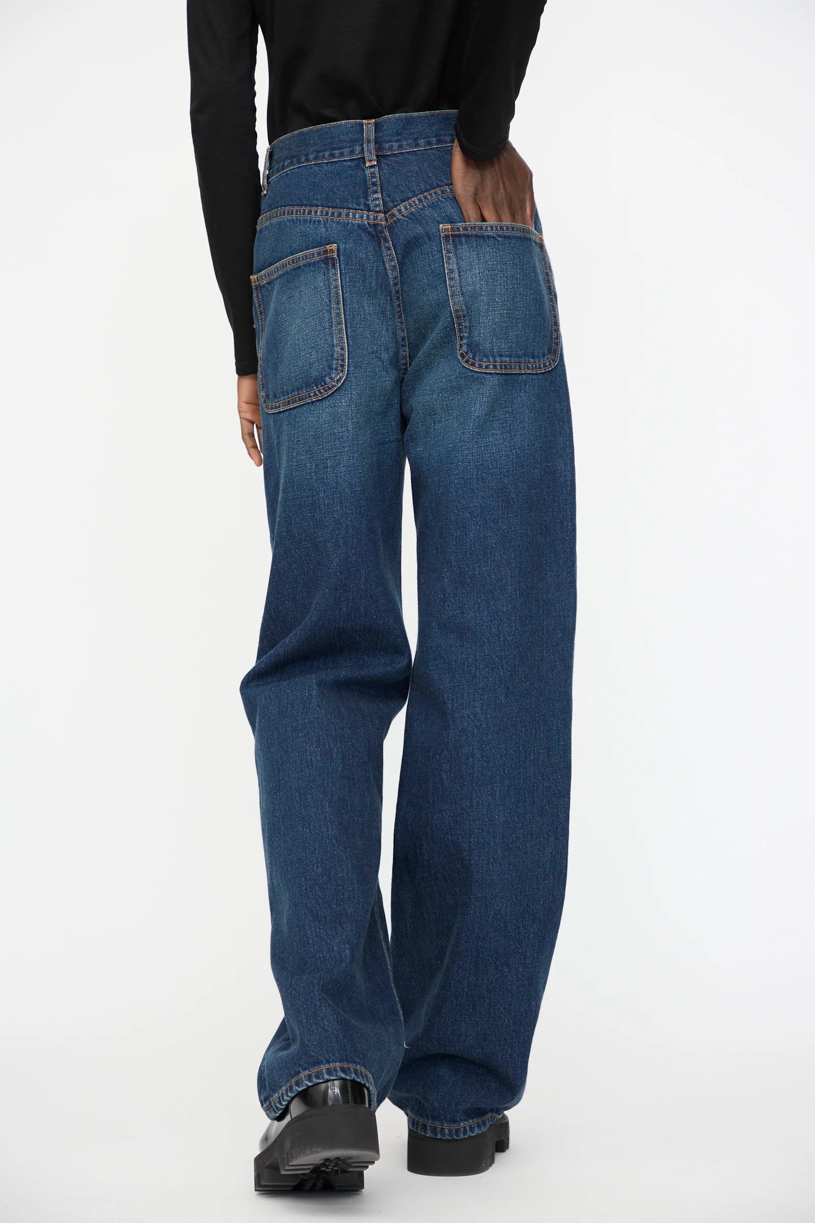 Japanese Denim Alta Jeans in Medium Roast - Image 10