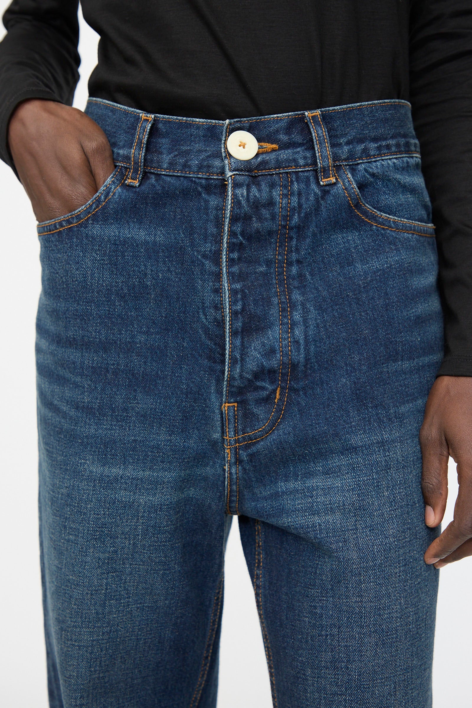 Japanese Denim Alta Jeans in Medium Roast - Image 3